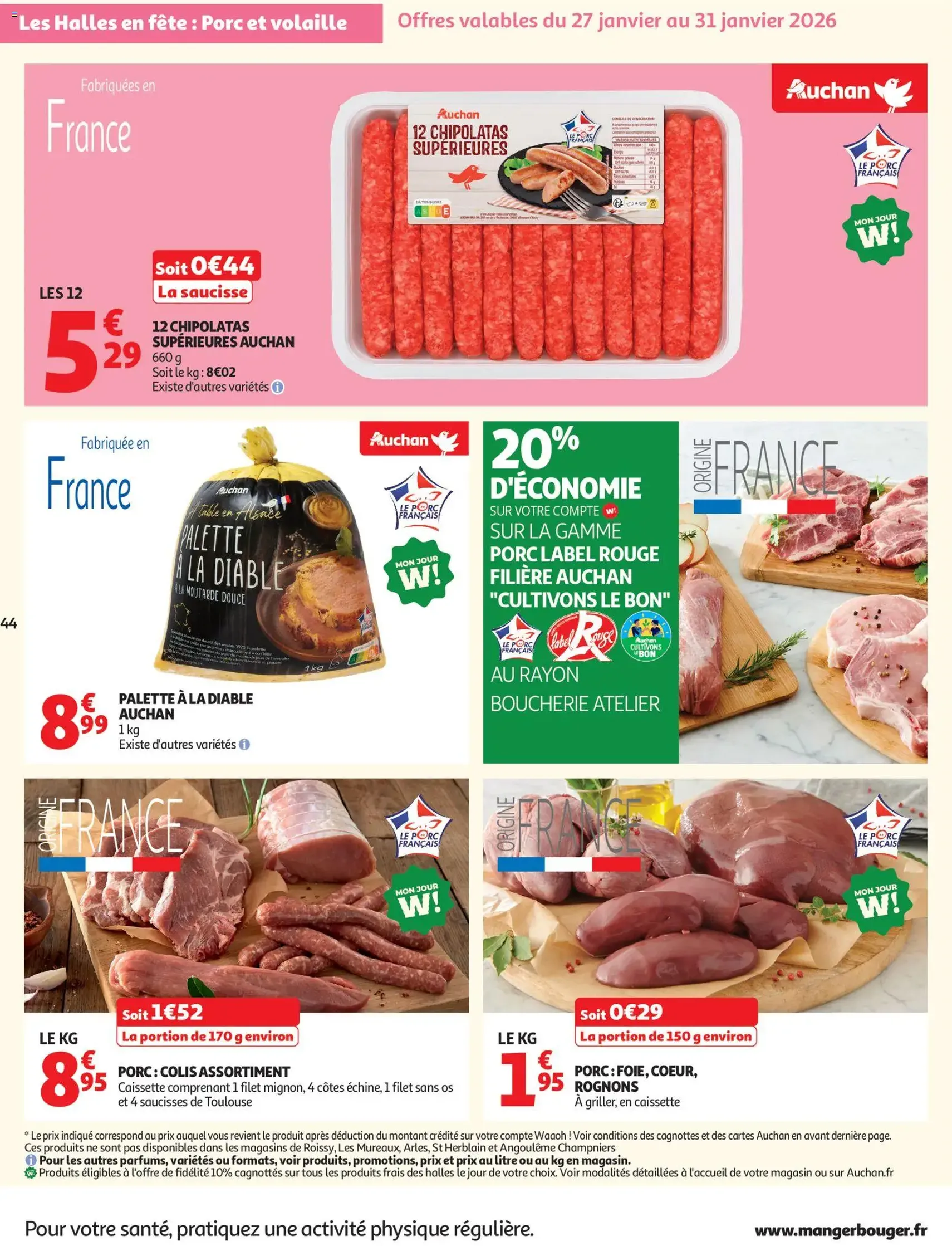 Auchan prospectus - brochure valable à partir du 27/01/2026, page 44 sur 58