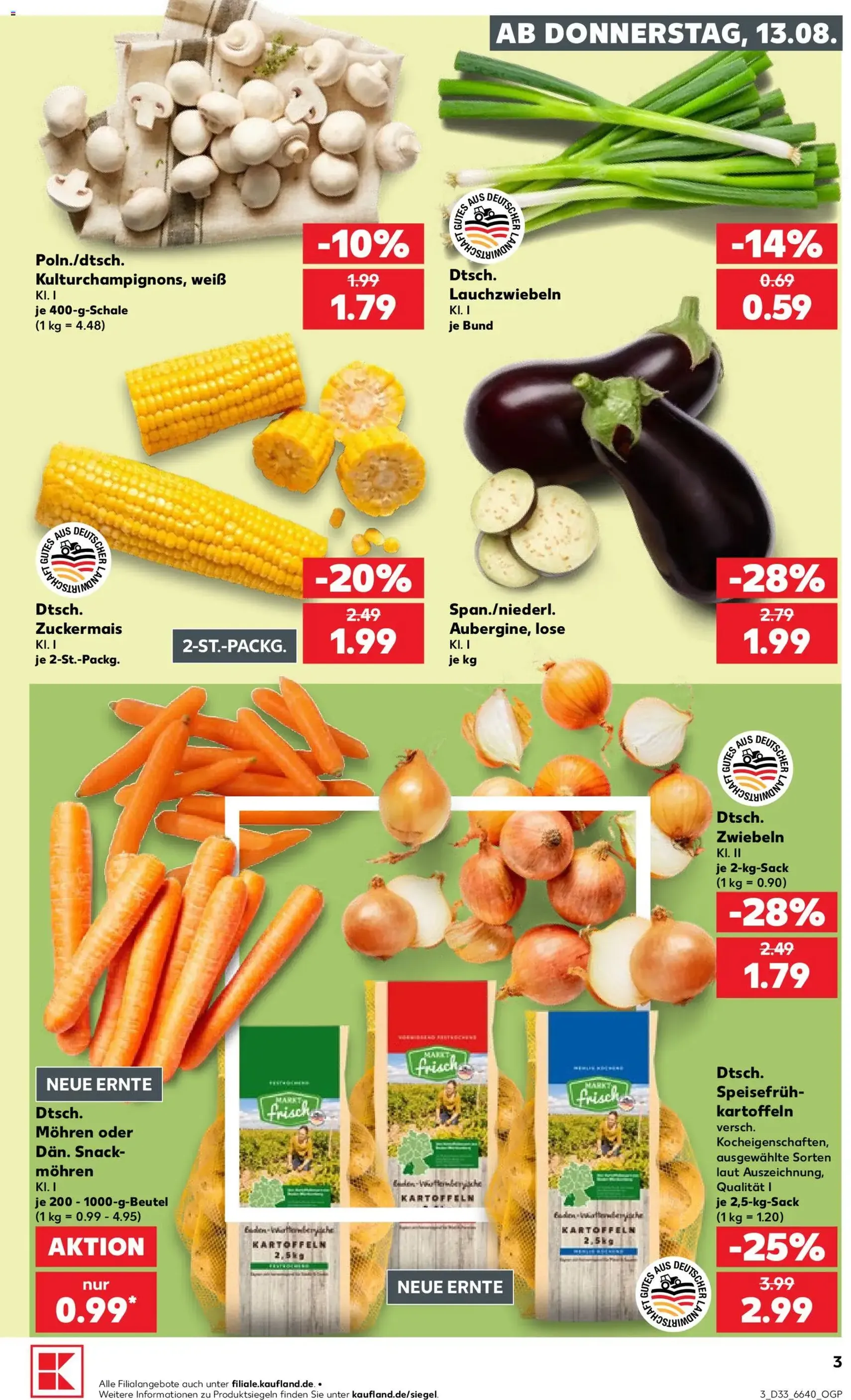 Kaufland Prospekt - Gültiger Prospekt ab 13.08.2026, Seite 3 von insgesamt 54