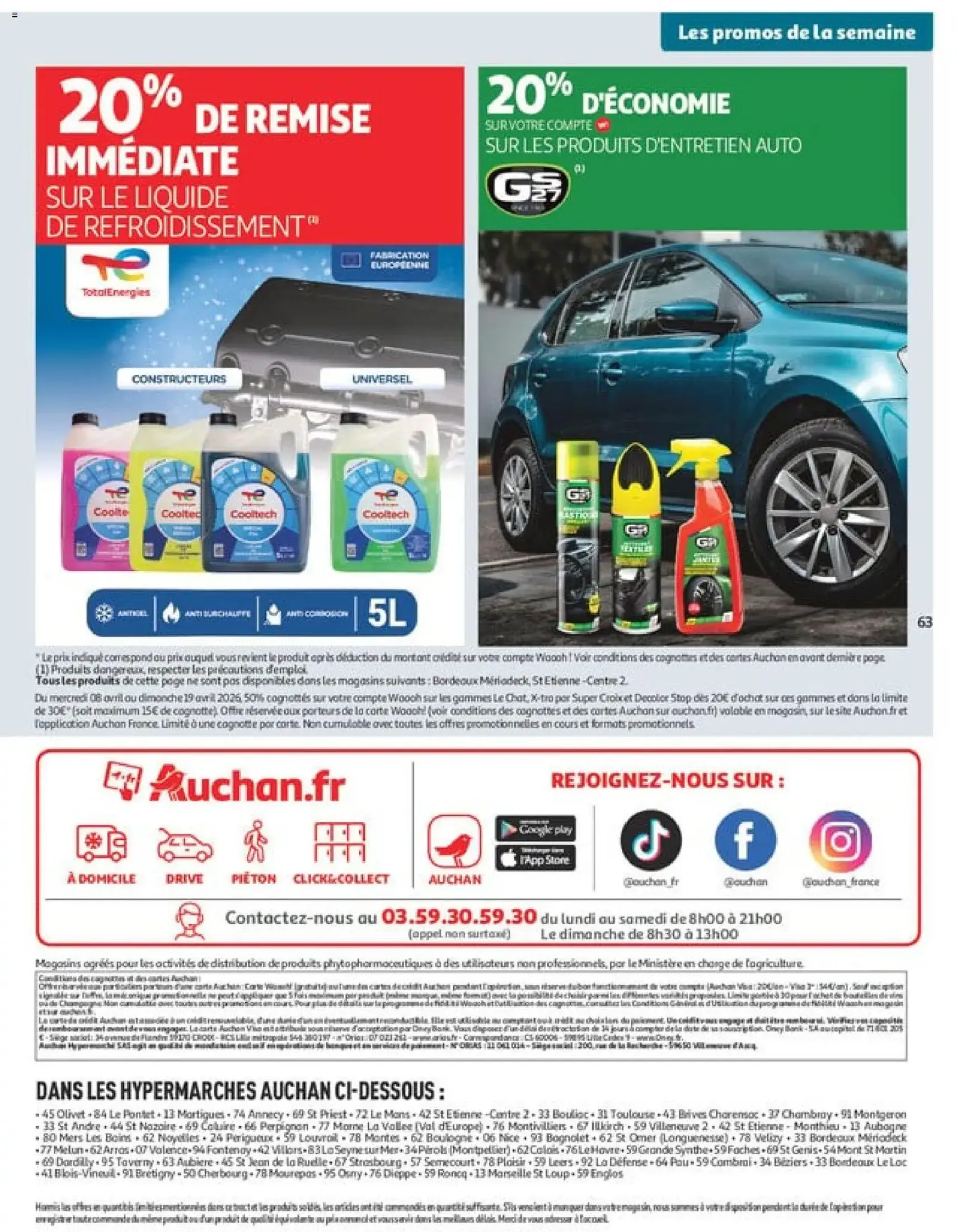 Auchan prospectus - brochure valable à partir du 08/04/2026, page 65 sur 66