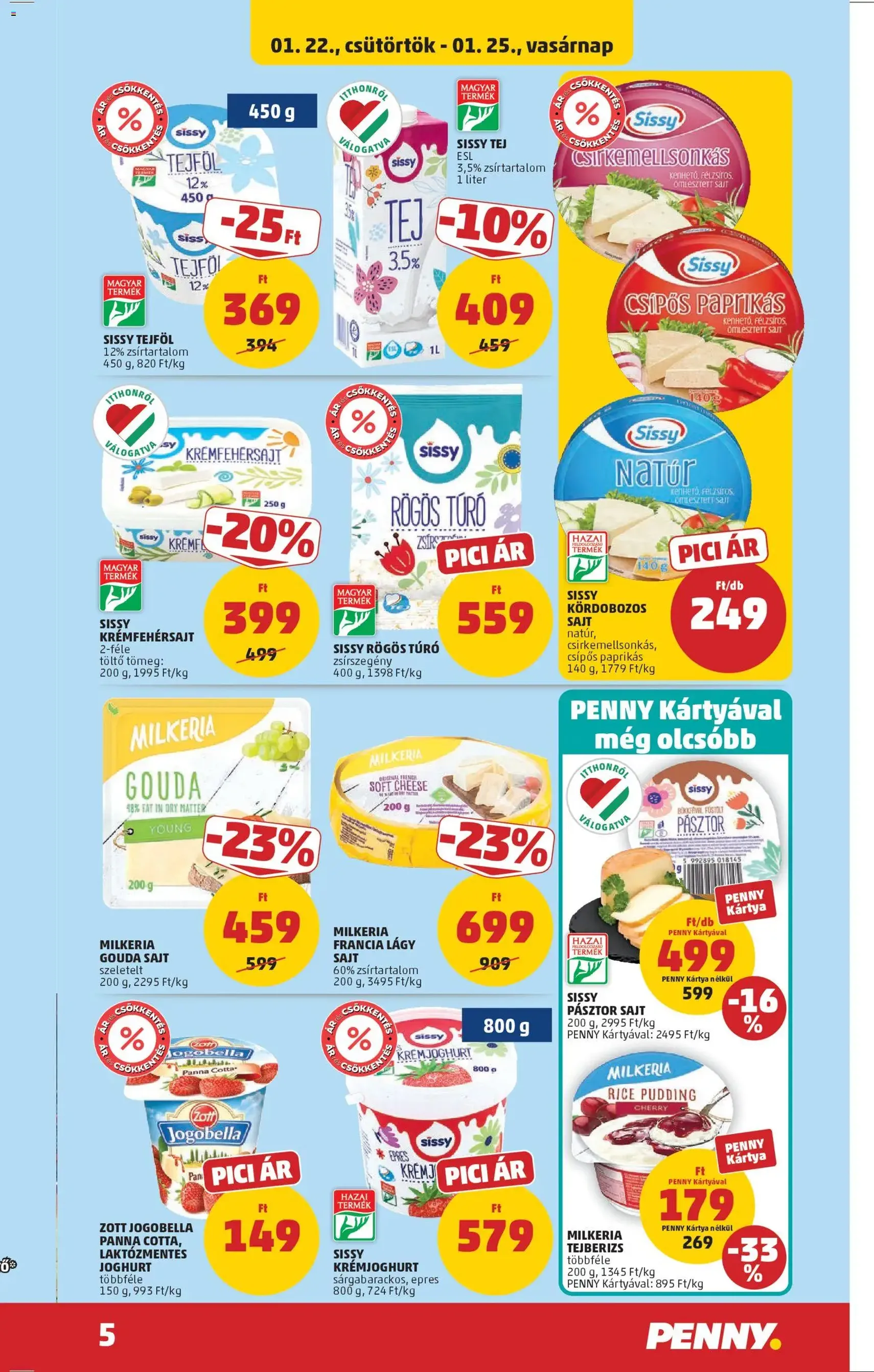 PENNY Akciós újság - 2026.01.22. érvényes szórólap 7 oldal 36 oldalból