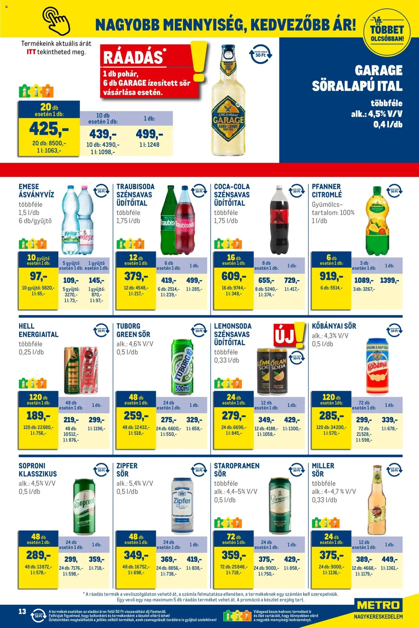 Metro - Élelmiszer és Szezonális katalógus 2025/12 - 2025.12.01. érvényes szórólap 13 oldal 33 oldalból