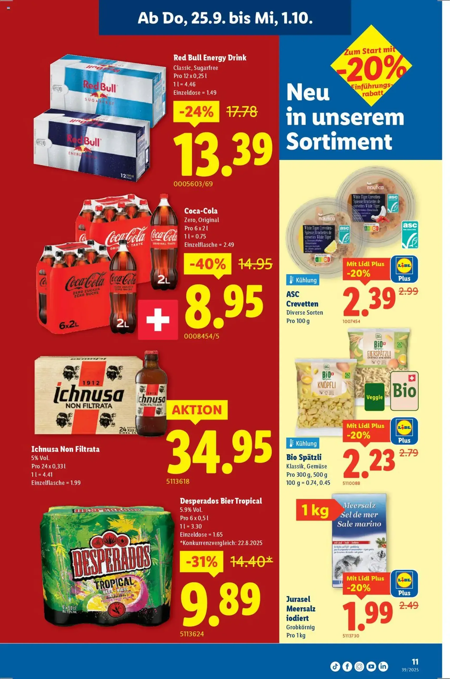 Lidl Aktionen - Gültiger Prospekt ab 25.09.2025, Seite 11 von insgesamt 32