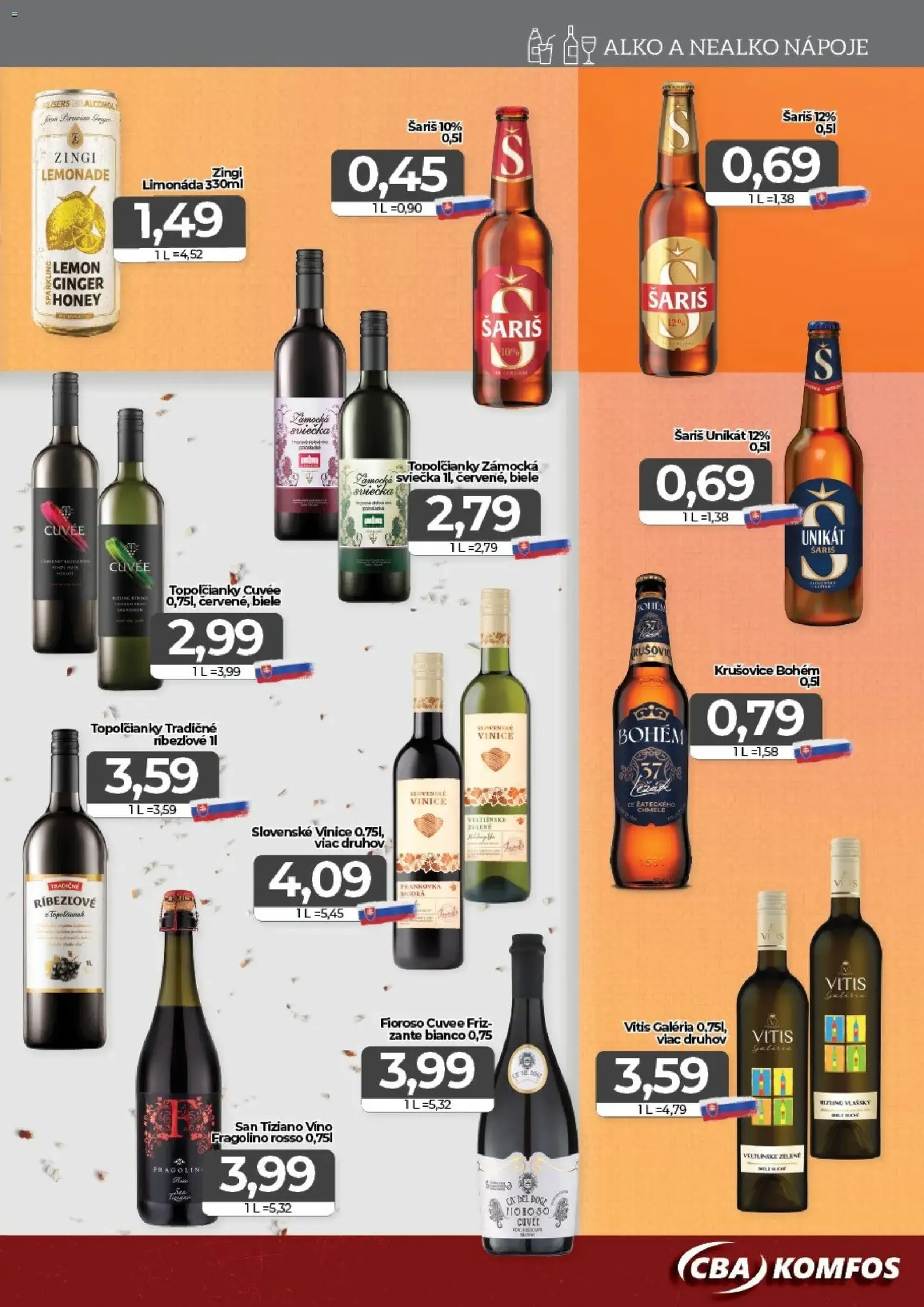 CBA Komfos leták - platný leták od 18.09.2026 strana 12 z 16