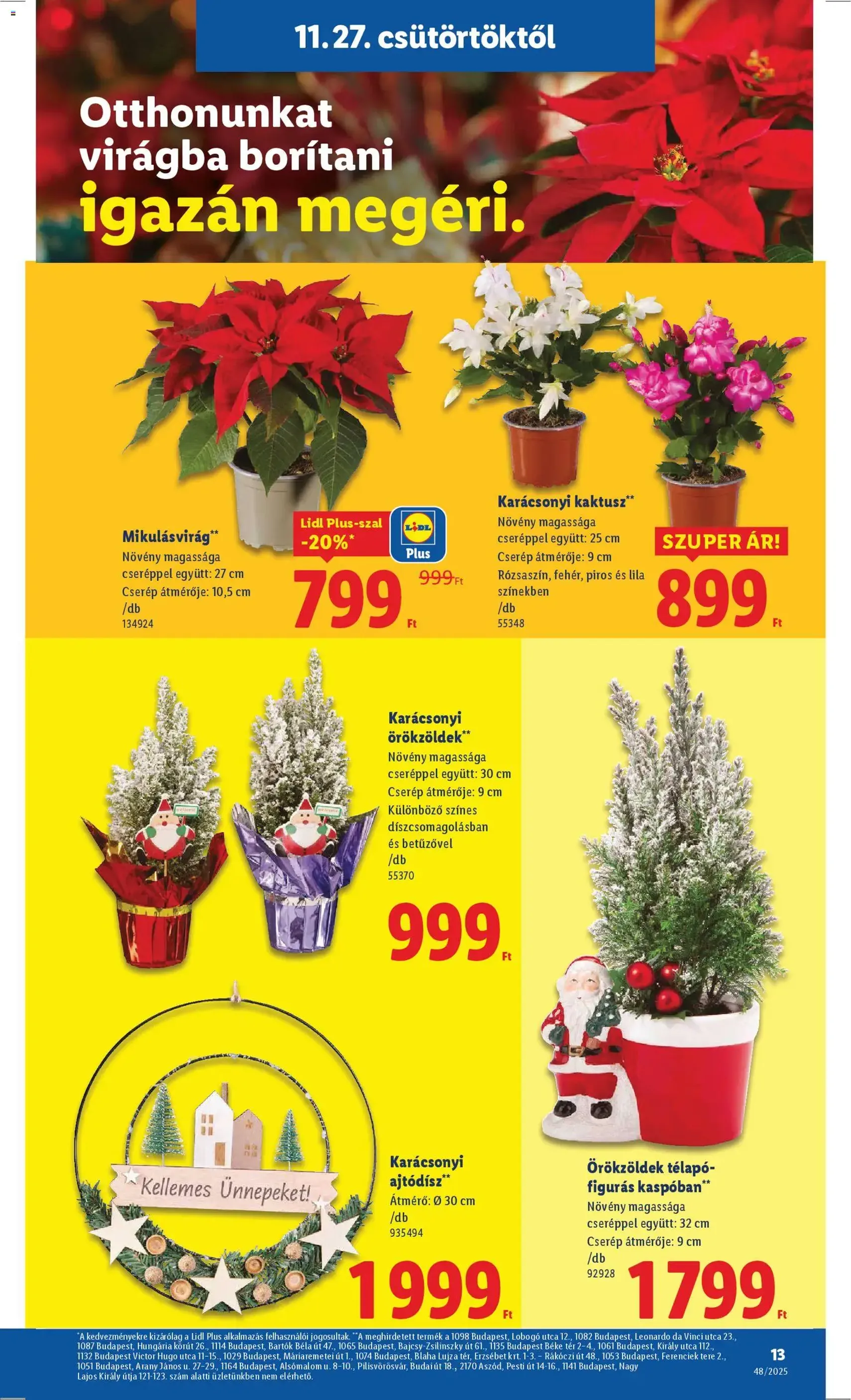 Lidl Akciós újság - 2025.11.27. érvényes szórólap 13 oldal 68 oldalból