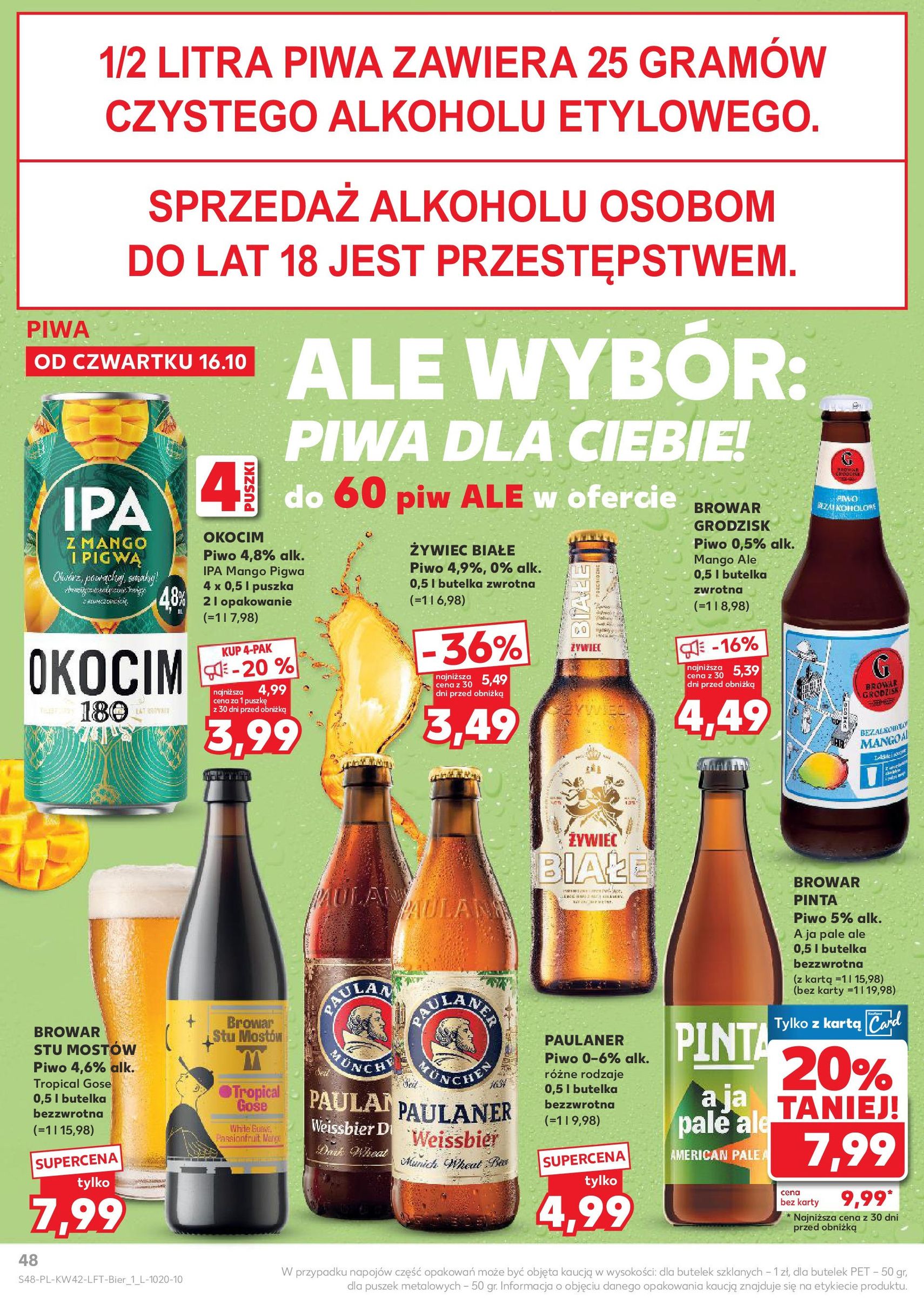 Kaufland gazetka - ważny gazetka od 16.10.2025 strona 48 z 63 Kaufland gazetka - ważny gazetka od 16.10.2025 strona 48 z 63