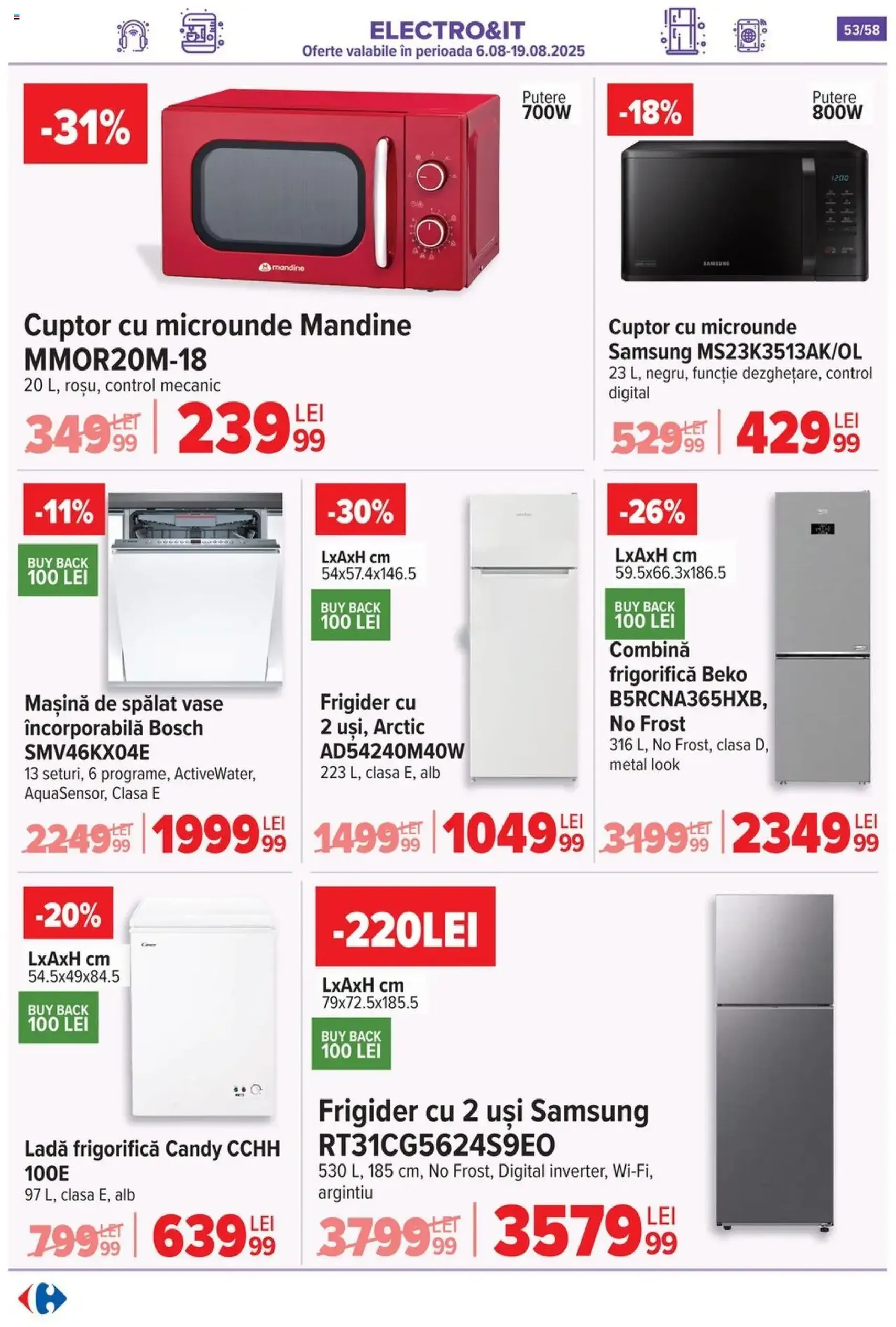 Catalog Carrefour - cataloage valabile începând cu 06.08.2025 pagina 54 din 59 Catalog Carrefour - cataloage valabile începând cu 06.08.2025 pagina 54 din 59