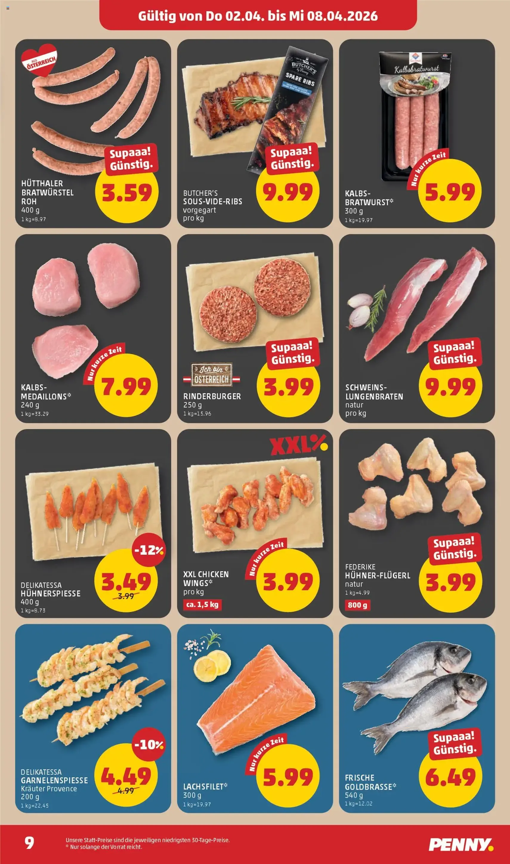Penny Markt Flugblatt - Gültiger Prospekt ab 02.04.2026, Seite 9 von insgesamt 32