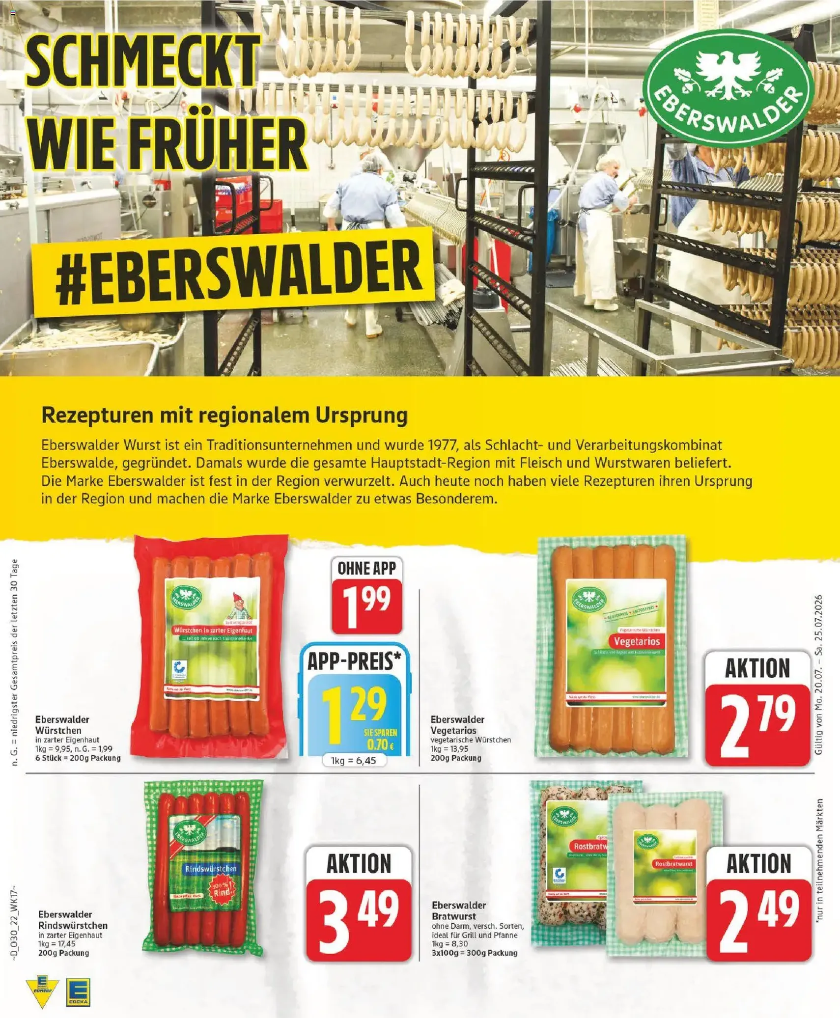 Edeka Prospekt - Gültiger Prospekt ab 20.07.2026, Seite 22 von insgesamt 28