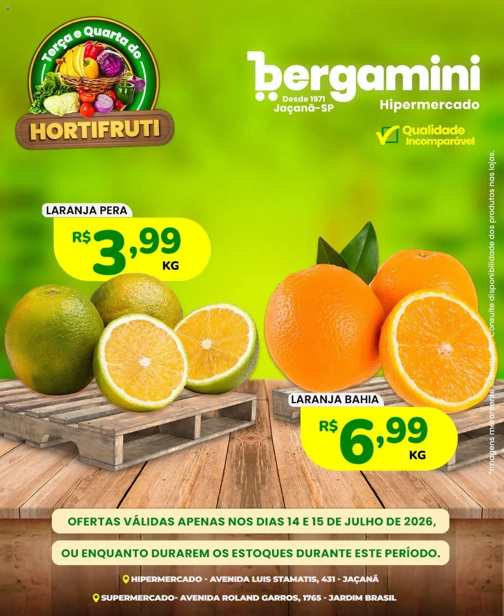 Supermercado Bergamini ofertas Hortifruti - folheto válido a partir de 14/07/2026 página 8 de 10