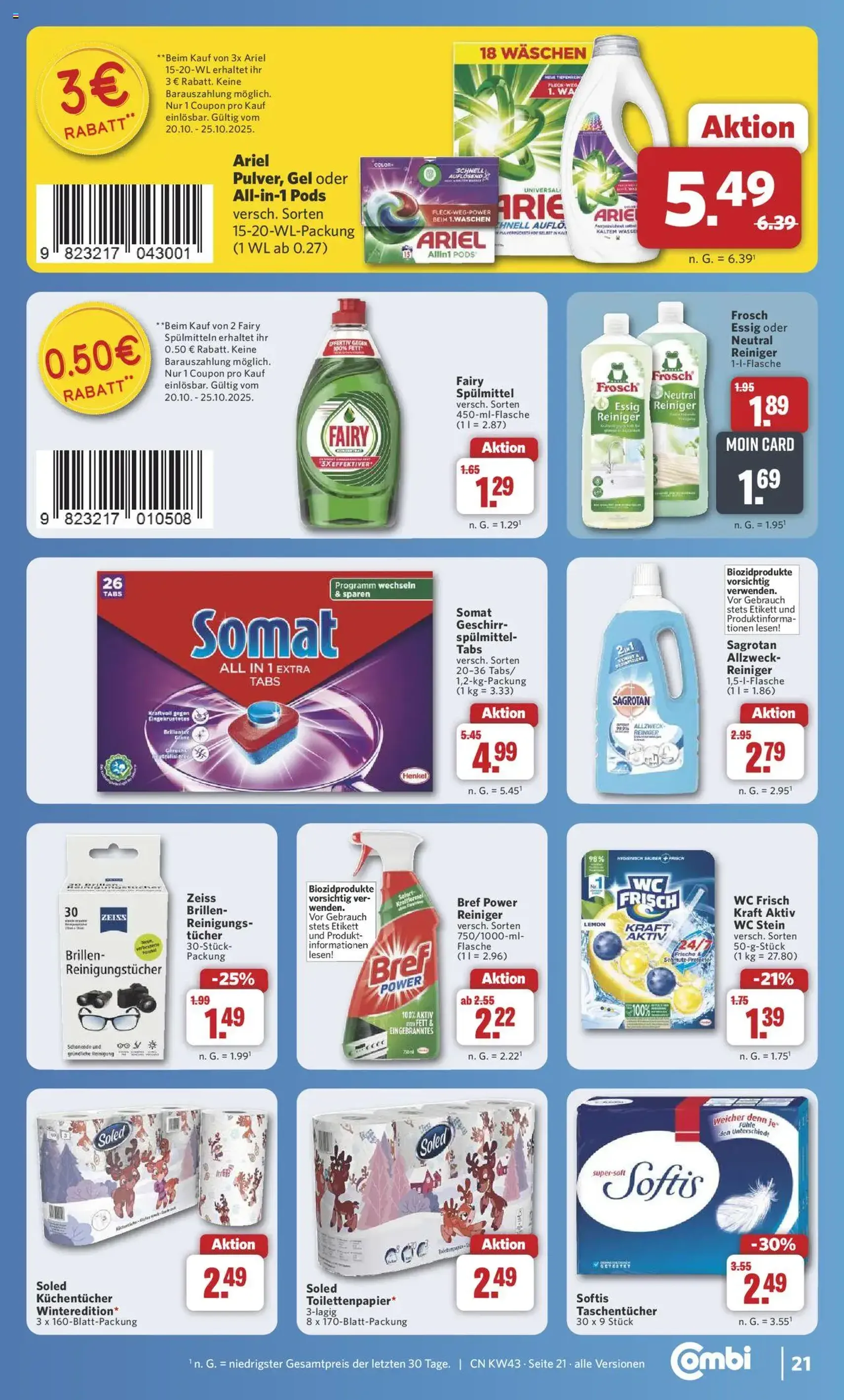 Combi Prospekt - Gültiger Prospekt ab 20.10.2025, Seite 27 von insgesamt 30 Combi Prospekt - Gültiger Prospekt ab 20.10.2025, Seite 27 von insgesamt 30