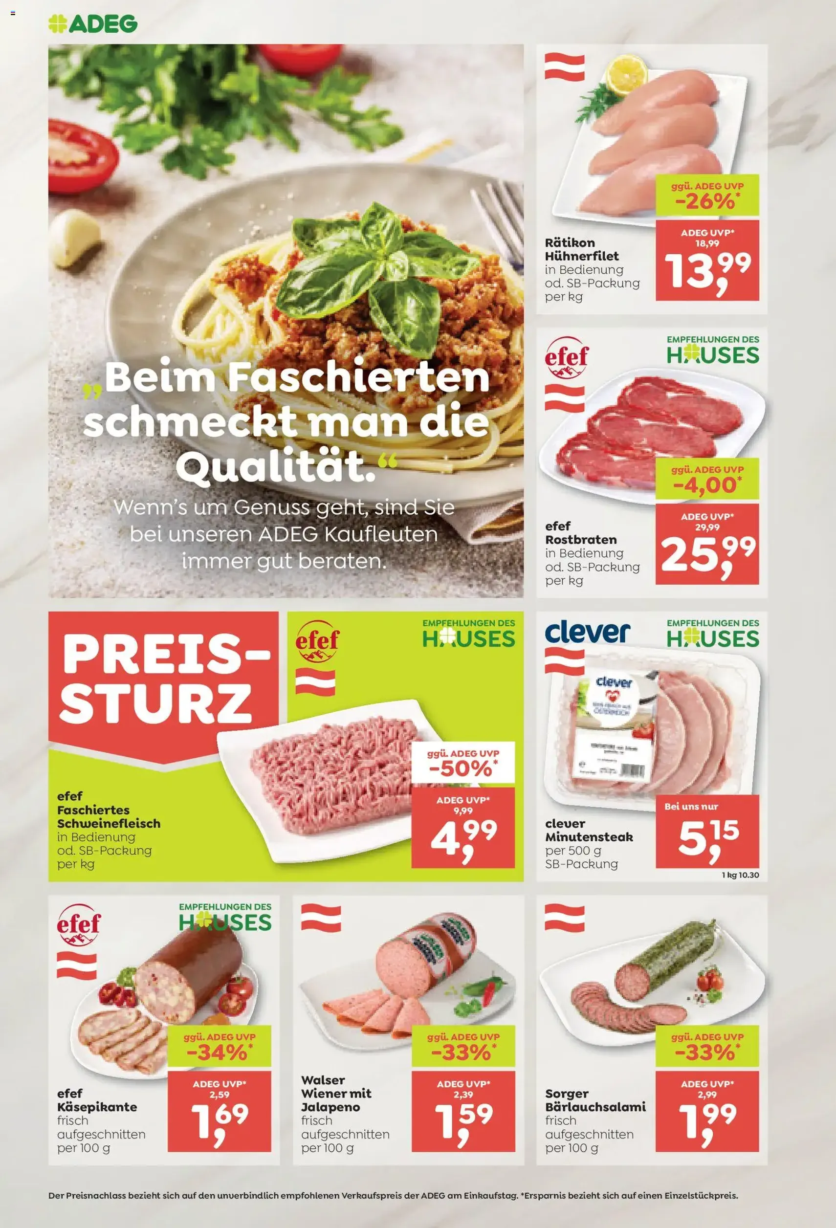 ADEG Flugblatt - Gültiger Prospekt ab 26.02.2026, Seite 4 von insgesamt 12
