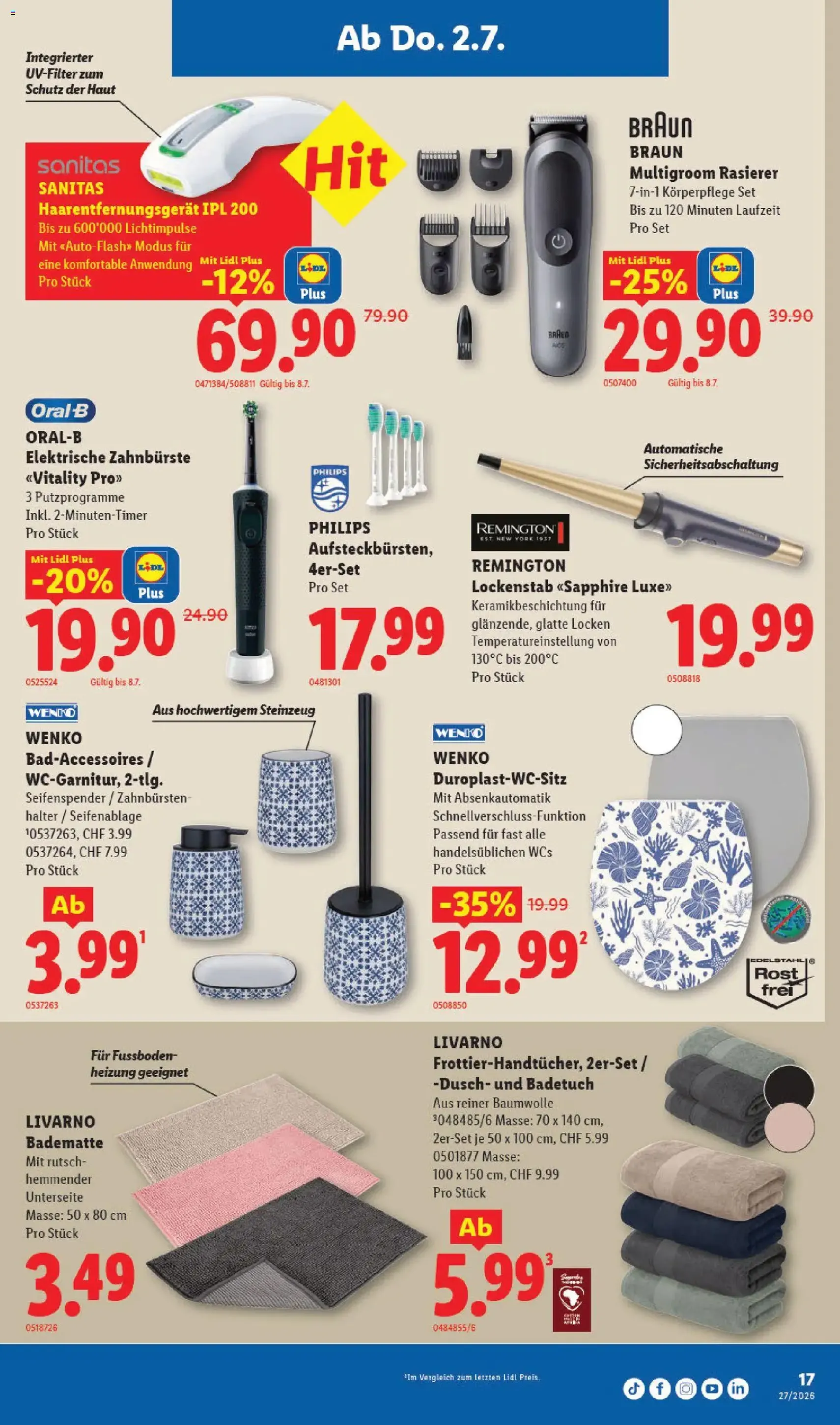 Lidl aktionen - Gültiger Prospekt ab 02.07.2026, Seite 19 von insgesamt 42
