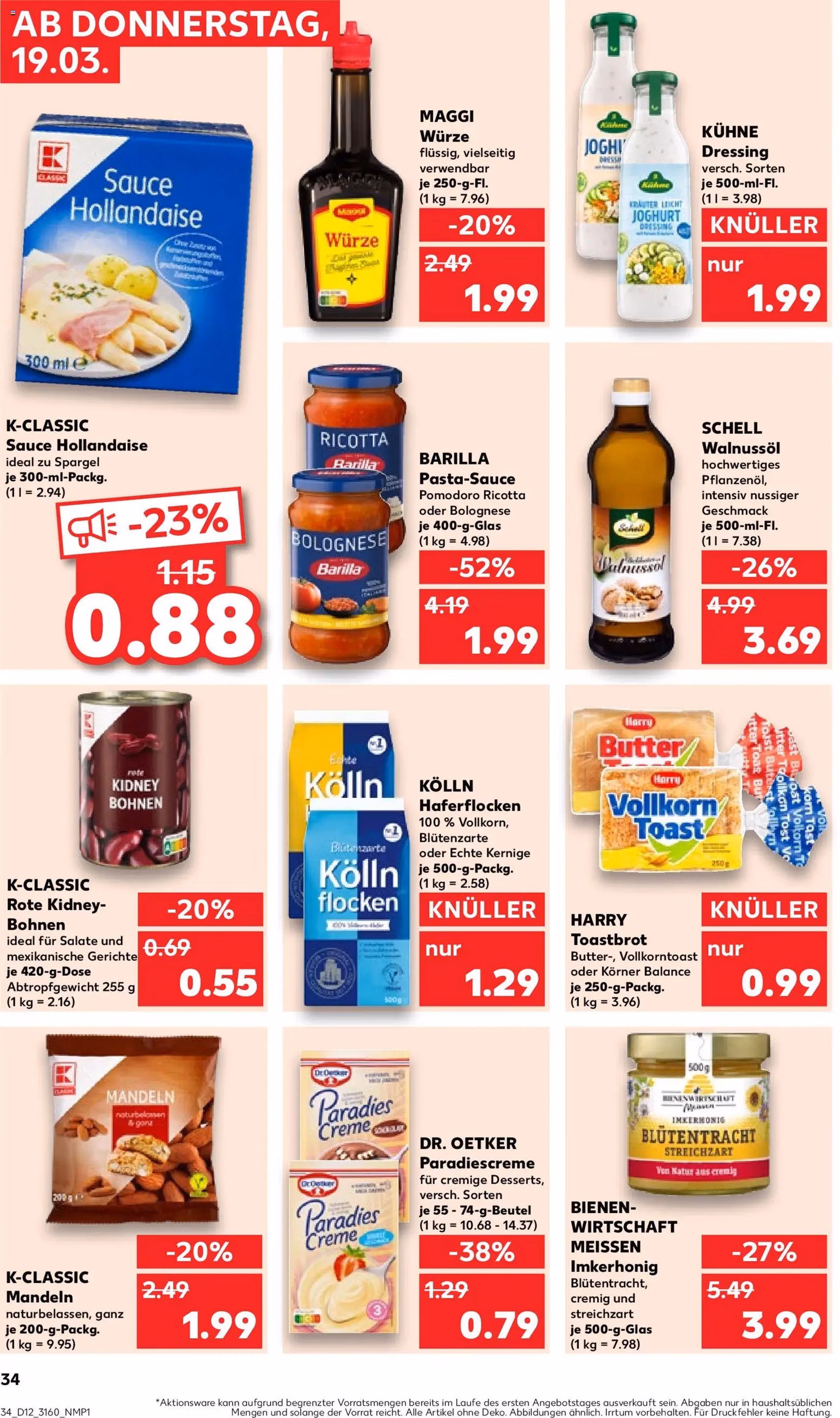 Kaufland Prospekt - Gültiger Prospekt ab 19.03.2026, Seite 34 von insgesamt 56