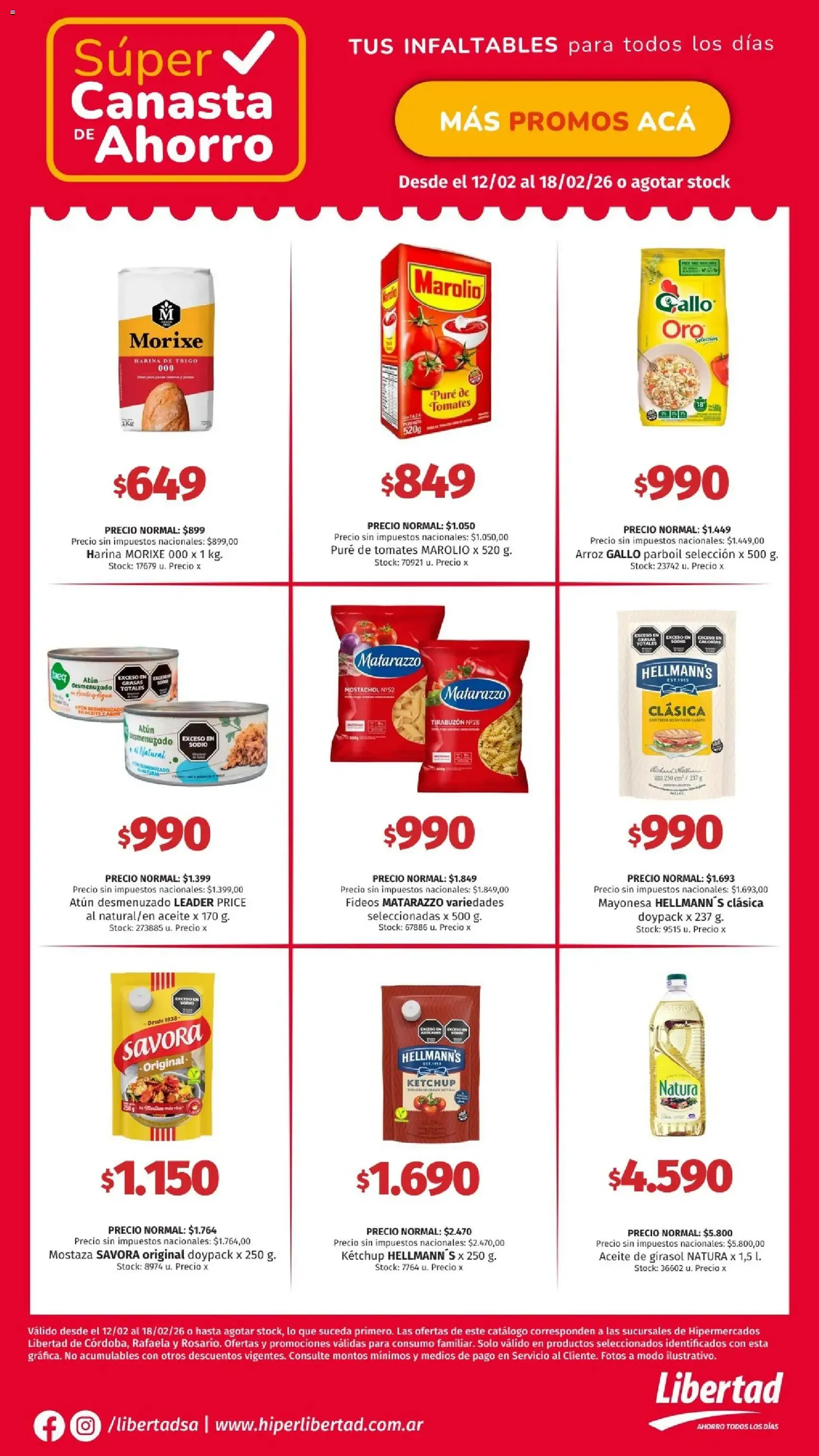 Hipermercado Libertad catálogo - folleto válido desde 12/02/2026 página 3 de 5