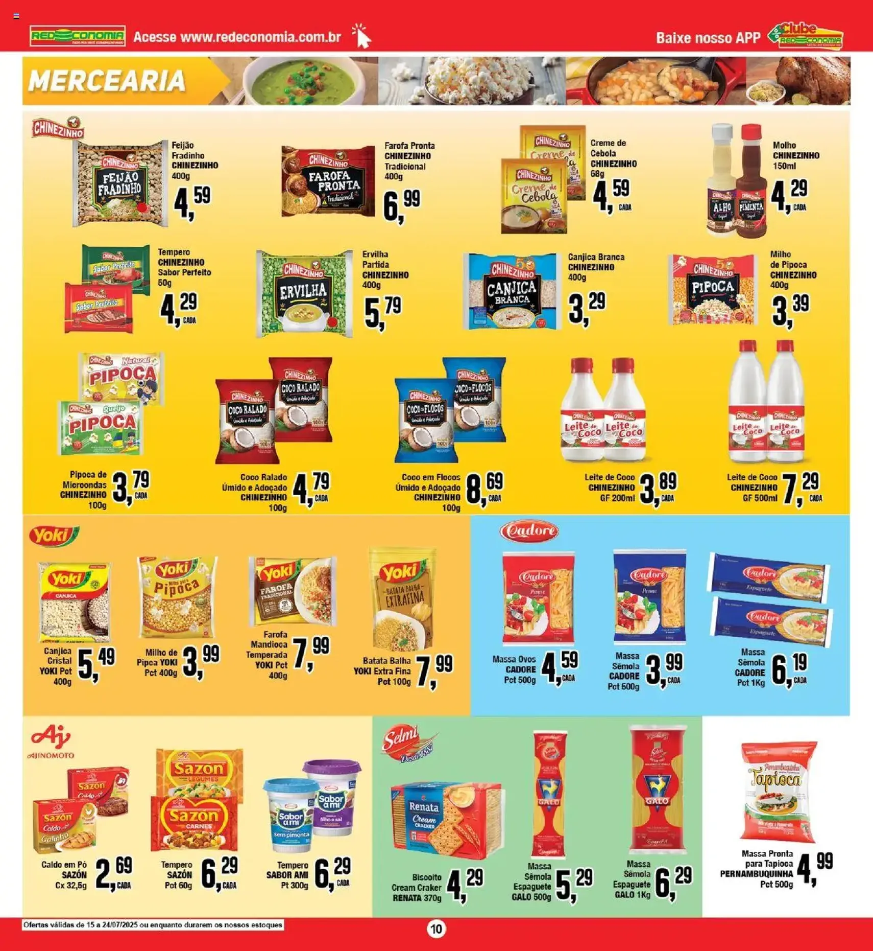 Encarte RedEconomia - folheto válido a partir de 15/07/2025 página 10 de 19