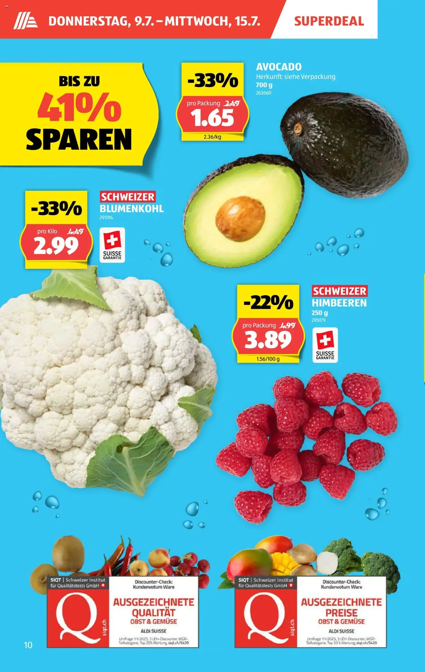 Aldi aktionen - Gültiger Prospekt ab 09.07.2026, Seite 10 von insgesamt 44