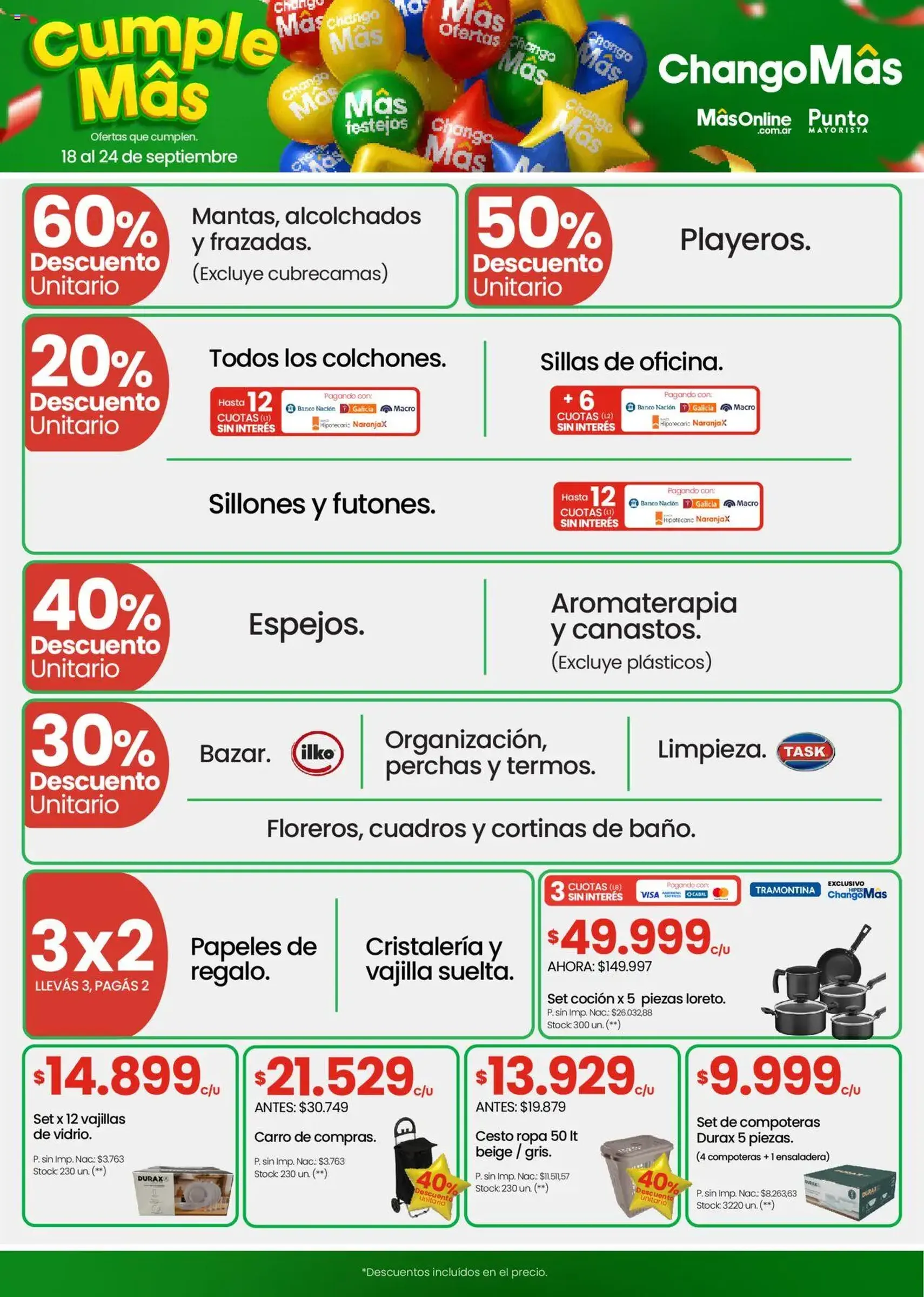 Changomas ofertas - folleto válido desde 18/09/2025 página 11 de 16