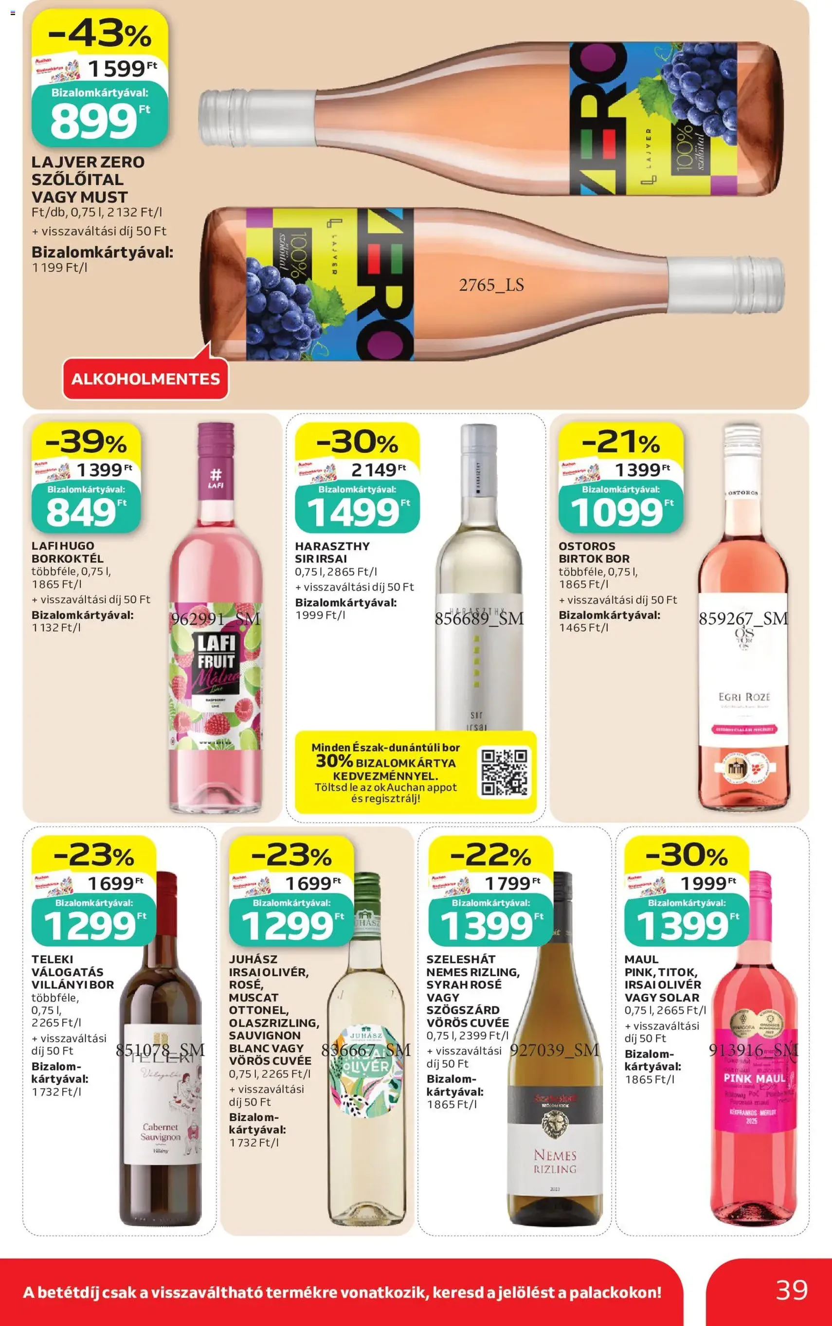 Auchan akciós újság - 2026.07.16. érvényes szórólap 39 oldal 56 oldalból