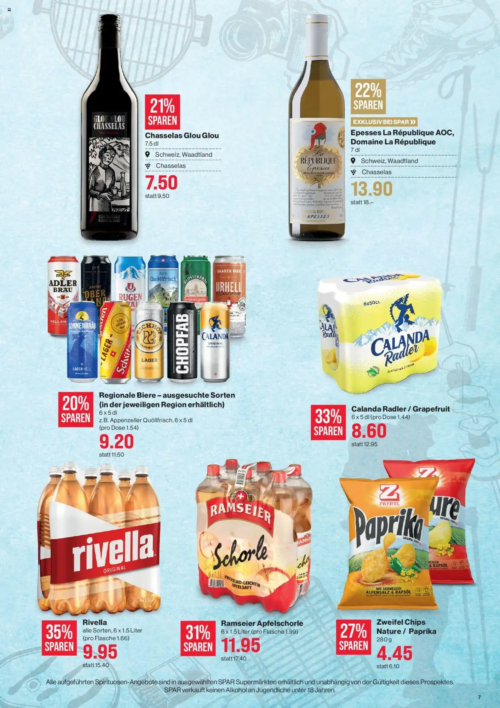 SPAR Aktionen - Gültiger Prospekt ab 24.07.2025, Seite 7 von insgesamt 22 SPAR Aktionen - Gültiger Prospekt ab 24.07.2025, Seite 7 von insgesamt 22