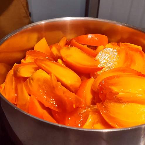 Marmellata di cachi - procedimento 1