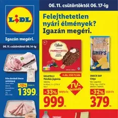 Lidl akciós újság - szórólap előnézete érvényes 2026.06.11. -tól