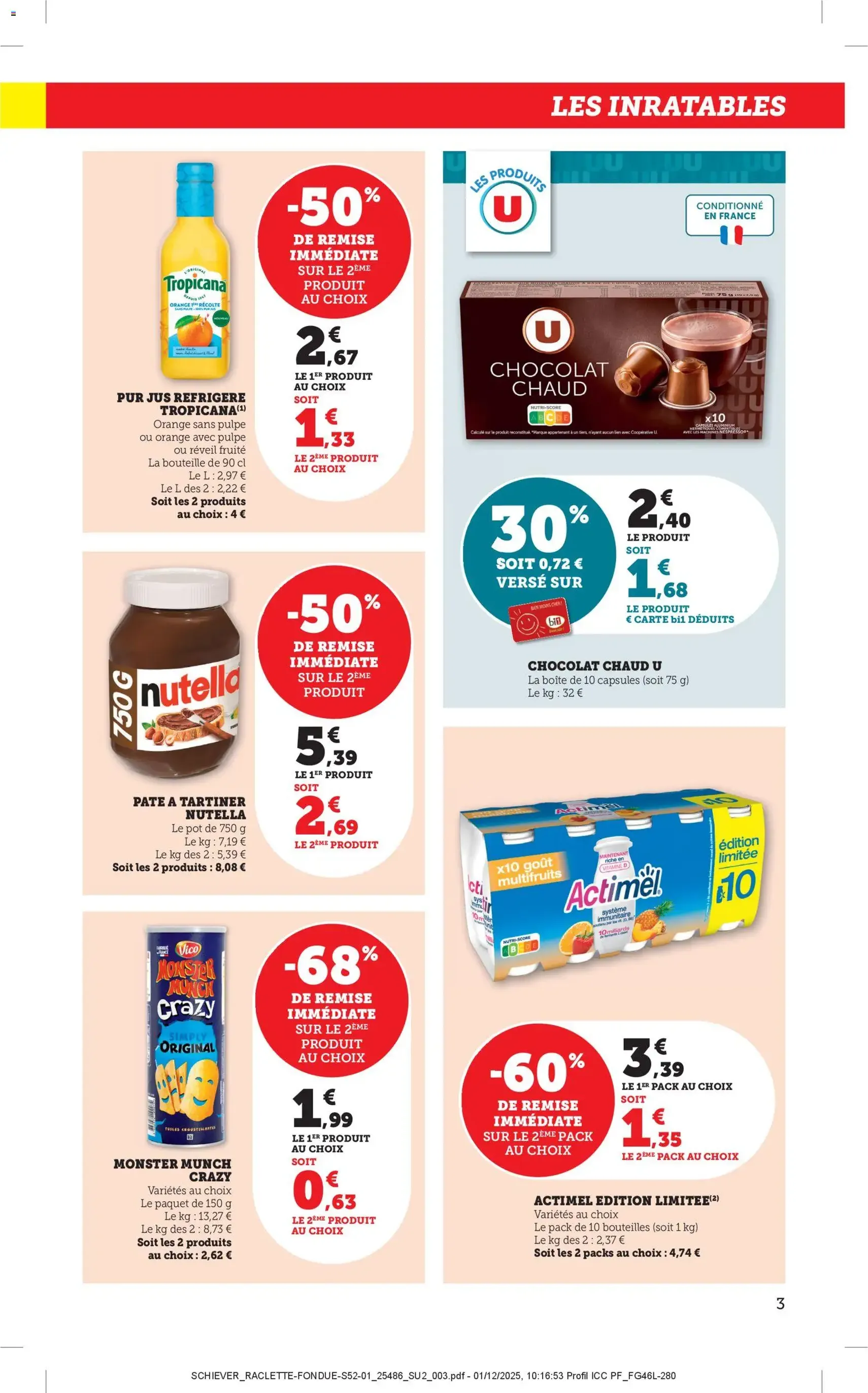 Bi1 Les offres du moment - brochure valable à partir du 27/12/2025, page 3 sur 28