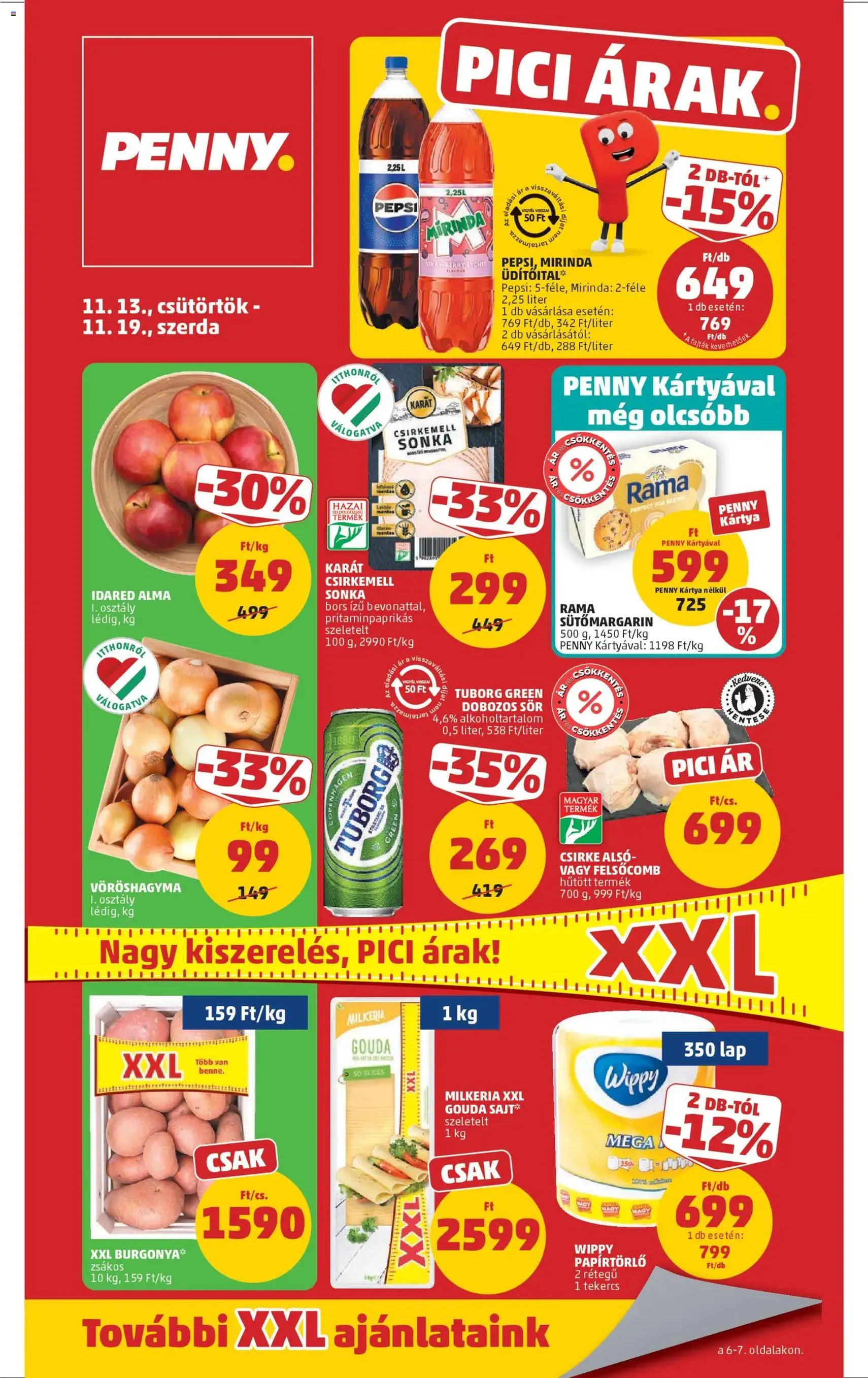 PENNY Akciós újság - 2025.11.13. érvényes szórólap 1 oldal 45 oldalból