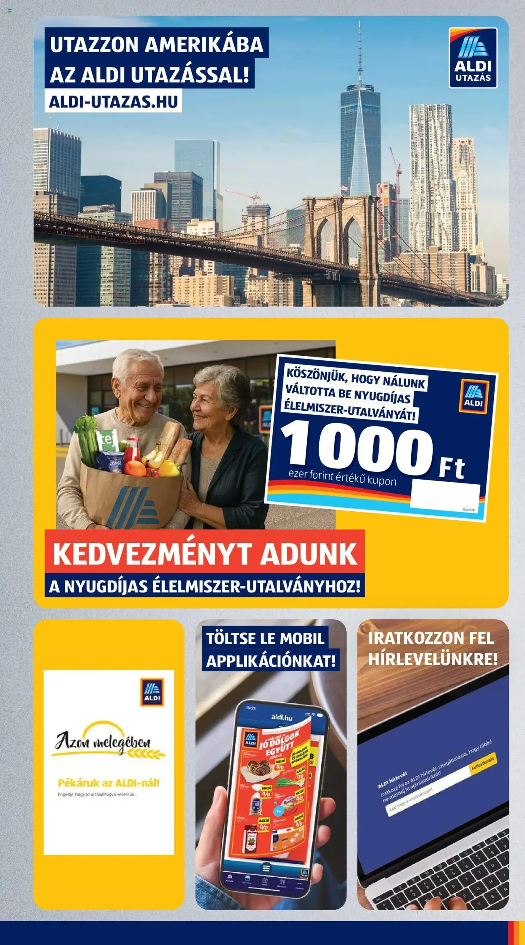 Aldi Akciós újság - 2025.10.16. érvényes szórólap 3 oldal 50 oldalból Aldi Akciós újság - 2025.10.16. érvényes szórólap 3 oldal 50 oldalból