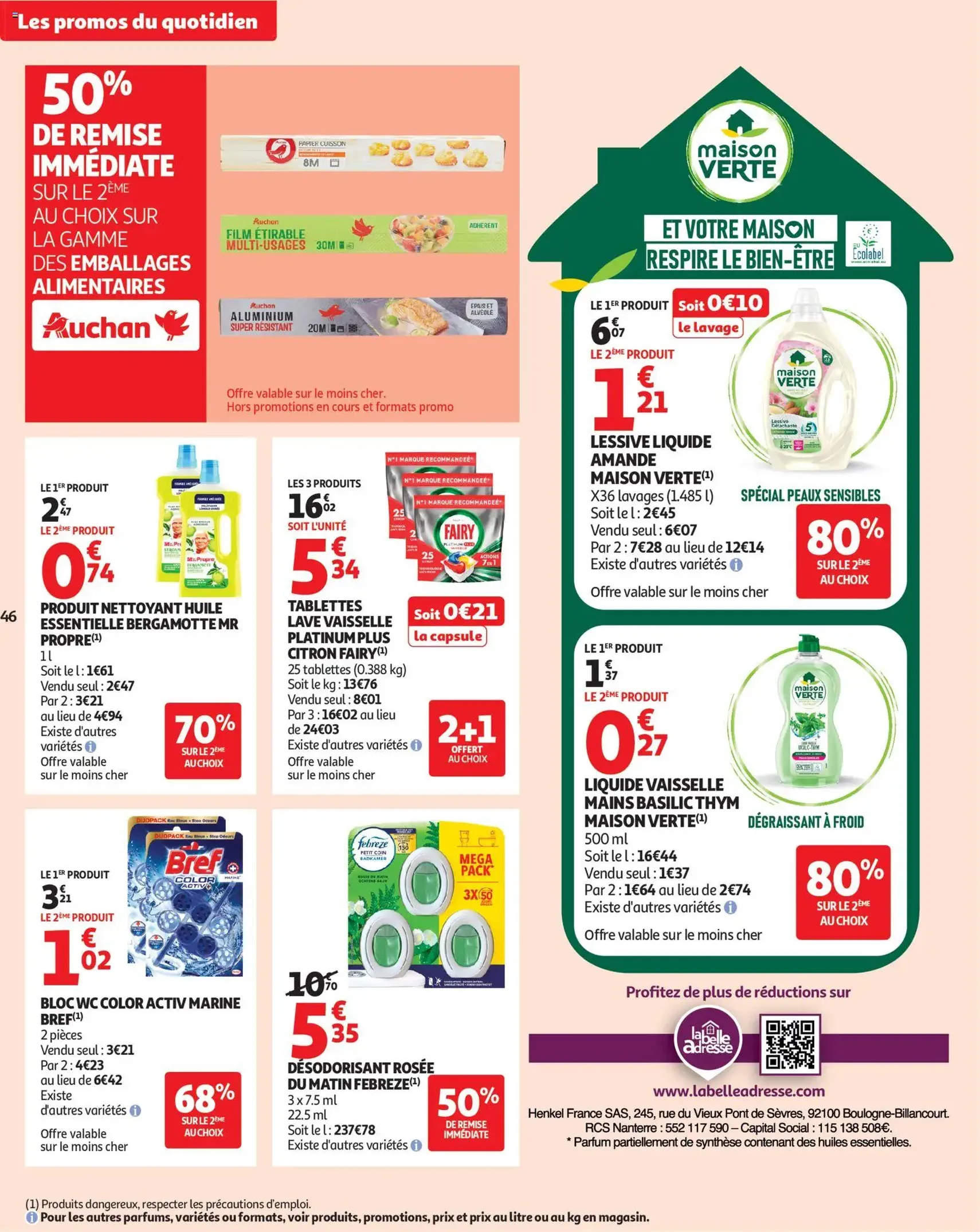 Auchan prospectus - brochure valable à partir du 16/12/2025, page 46 sur 54