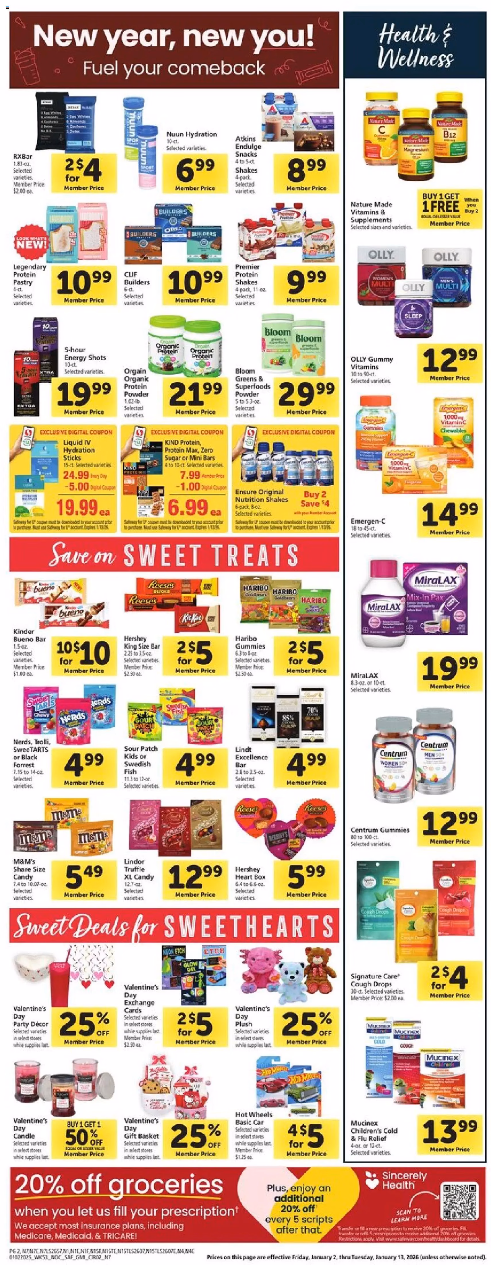 Safeway Weekly Ad - valid flyer from 01/02/2026, page 9 of 10