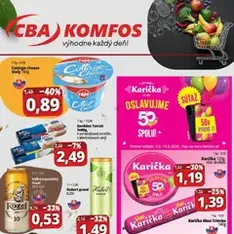 CBA Komfos leták - náhľad letáku platný od 17.07.2026