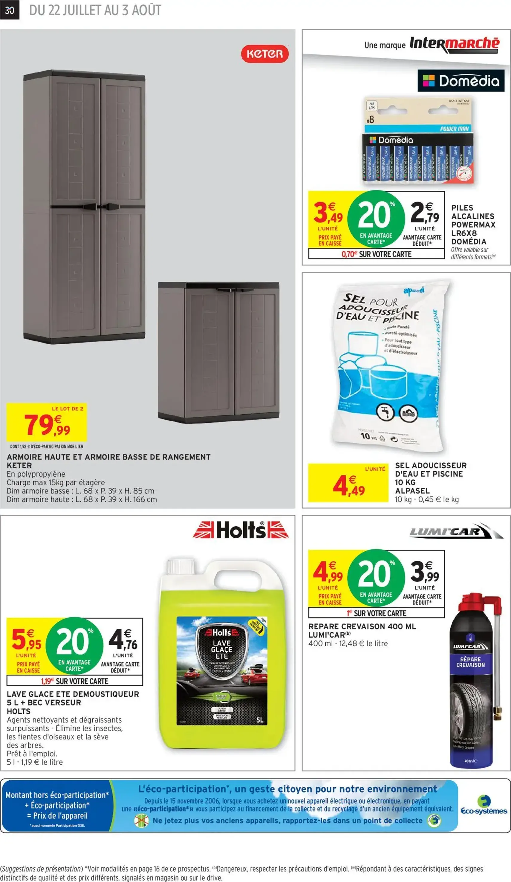 Intermarché catalogue semaine 29 - brochure valable à partir du 22/07/2025, page 30 sur 32