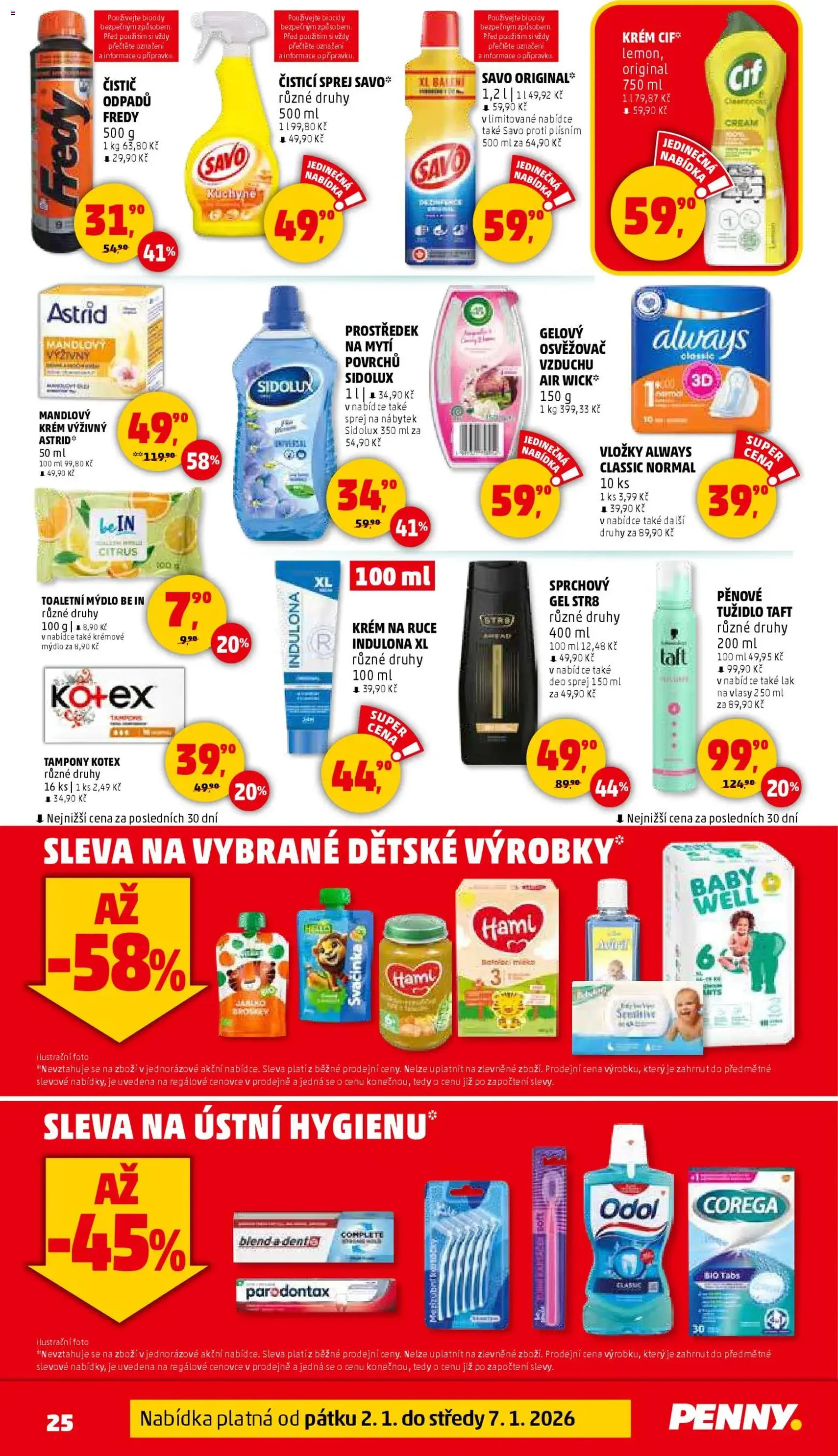 Penny Market leták - Čtvrtečník - platný leták od 02.01.2026 strana 25 z 32