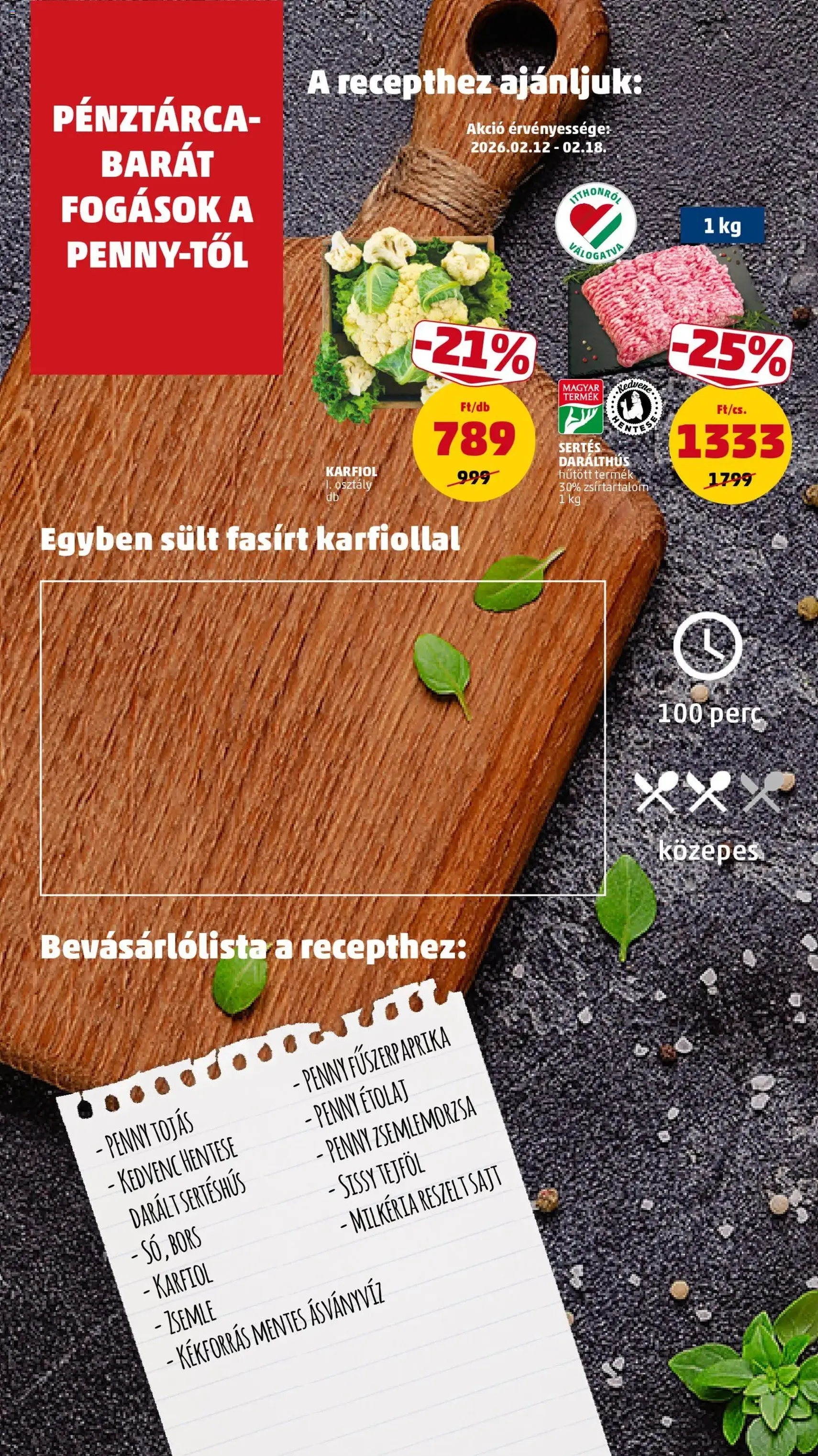 PENNY Akciós újság - 2026.02.12. érvényes szórólap 12 oldal 42 oldalból