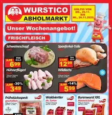 Wurstico Abholmarkt Flugblatt - Prospekt Vorschau gültig ab 20.11.2025
