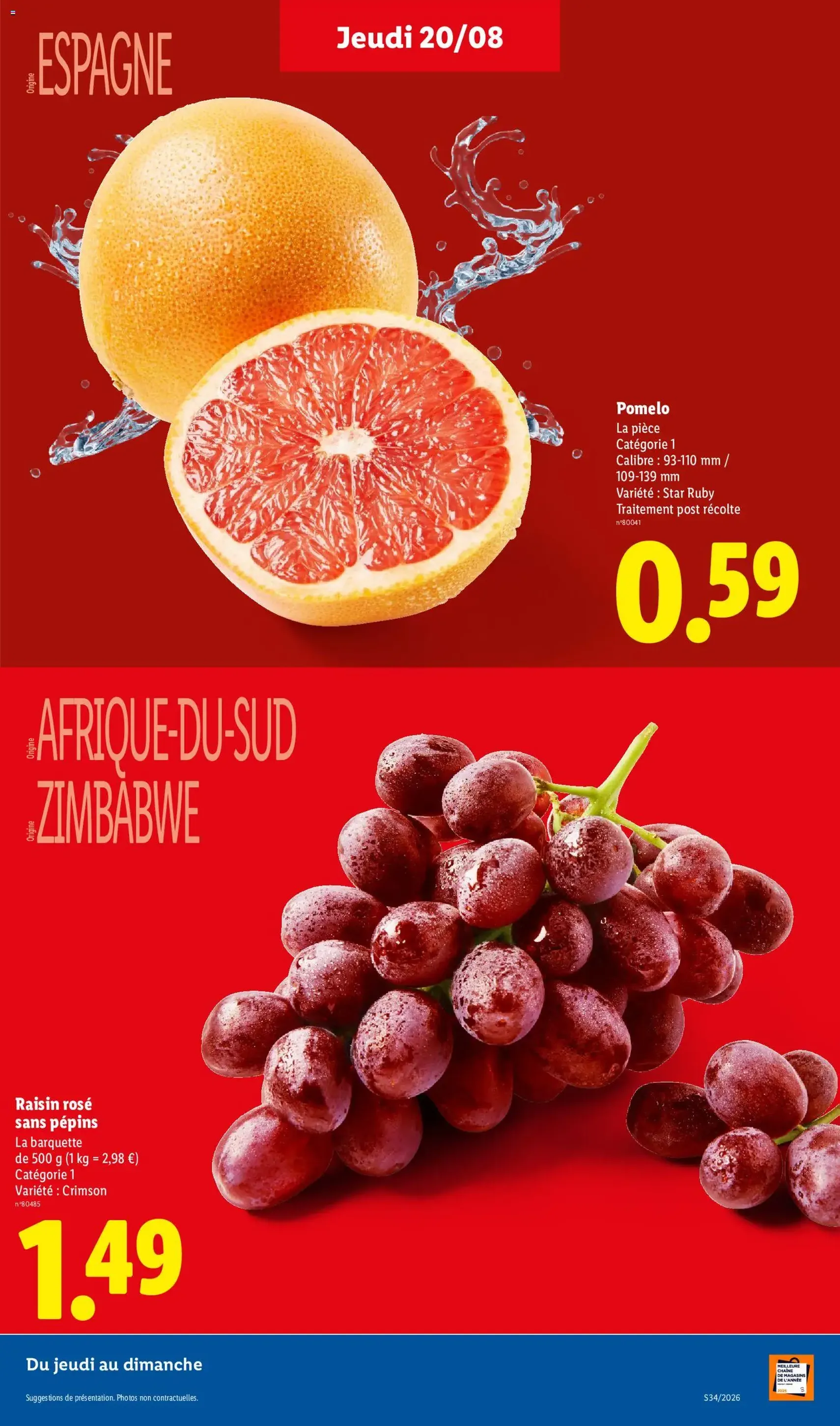 LIDL catalogue - brochure valable à partir du 20/08/2026, page 5 sur 54