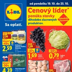 Lidl leták - náhľad letáku platný od 19.10.2026