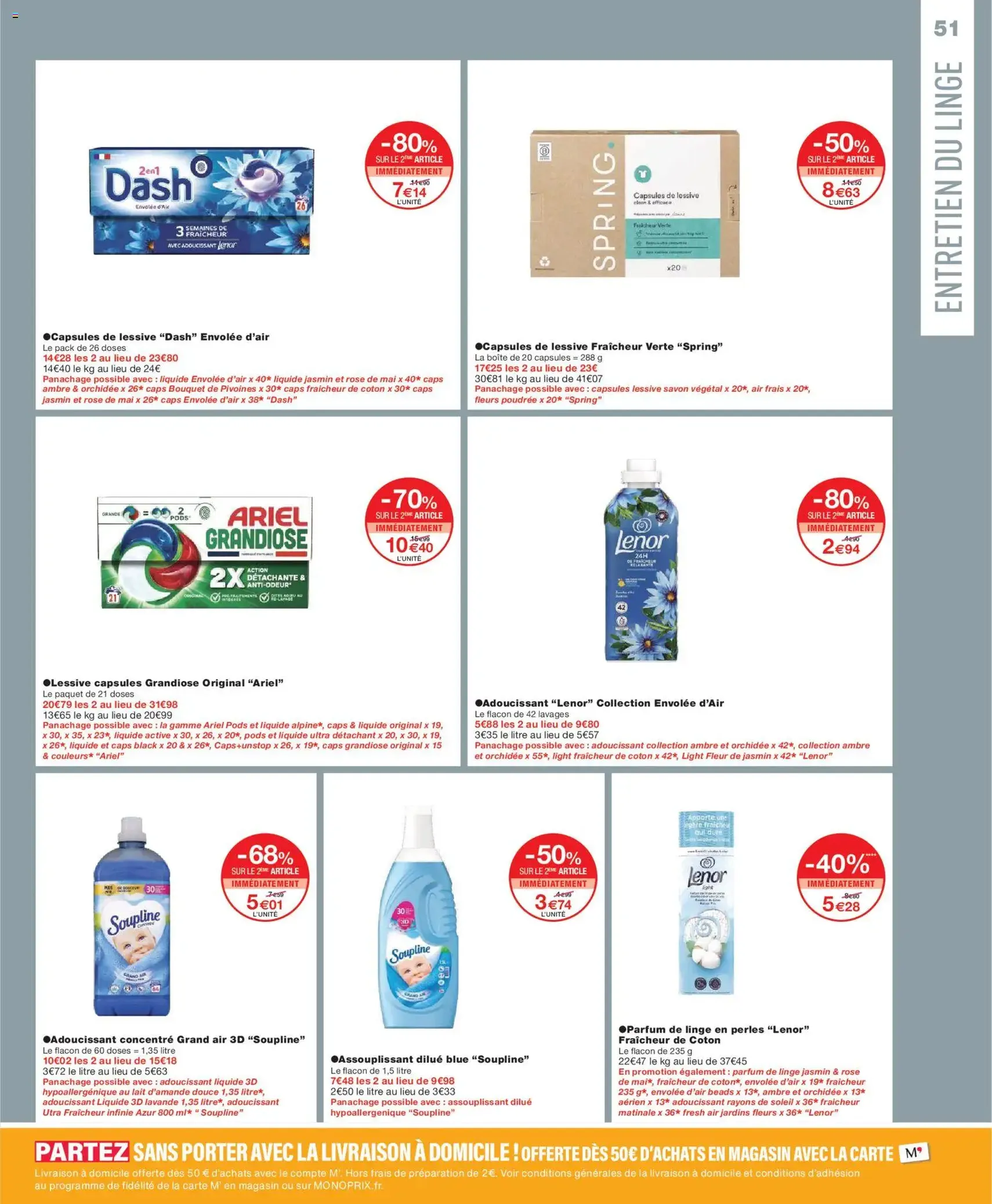 Monoprix catalogue - brochure valable à partir du 01/01/2026, page 51 sur 69