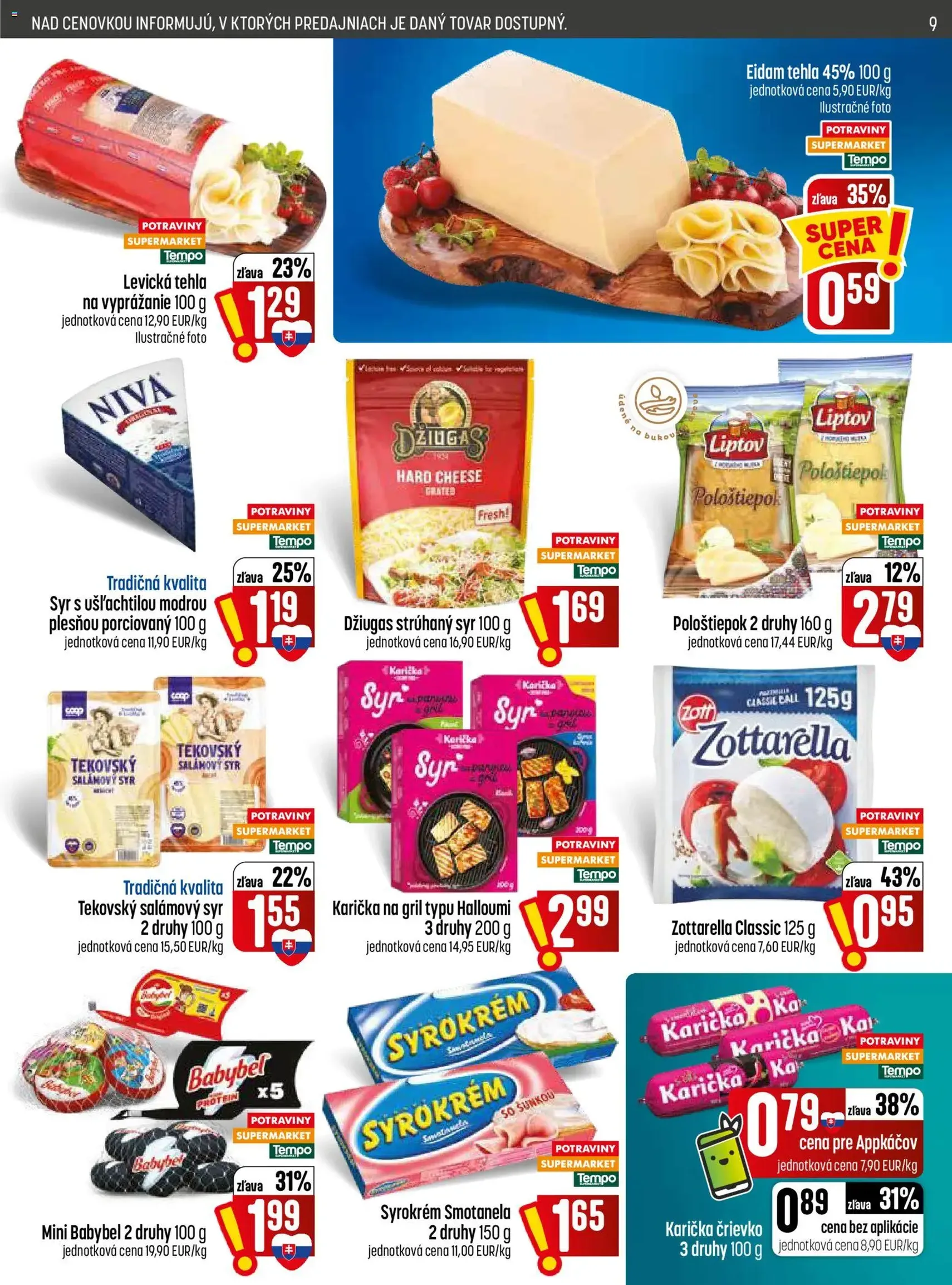 COOP Jednota leták - platný leták od 26.08.2026 strana 9 z 32