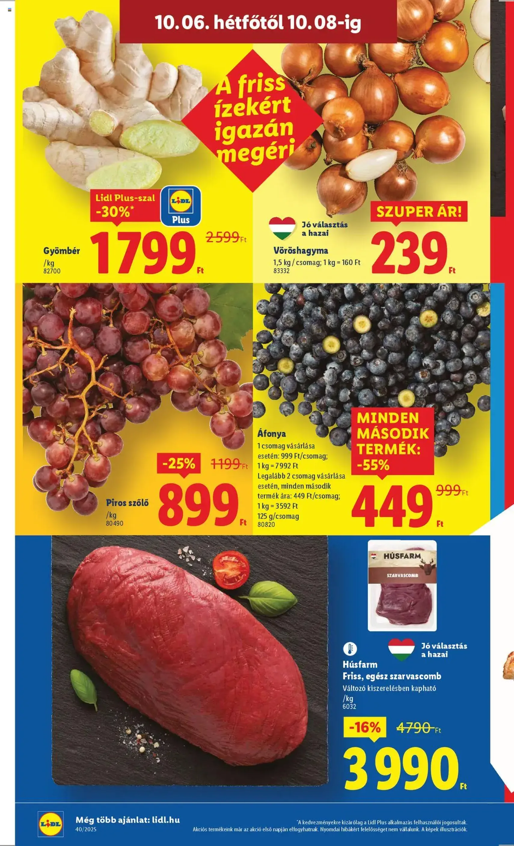 Lidl Akciós újság - 2025.10.02. érvényes szórólap 60 oldal 76 oldalból Lidl Akciós újság - 2025.10.02. érvényes szórólap 60 oldal 76 oldalból