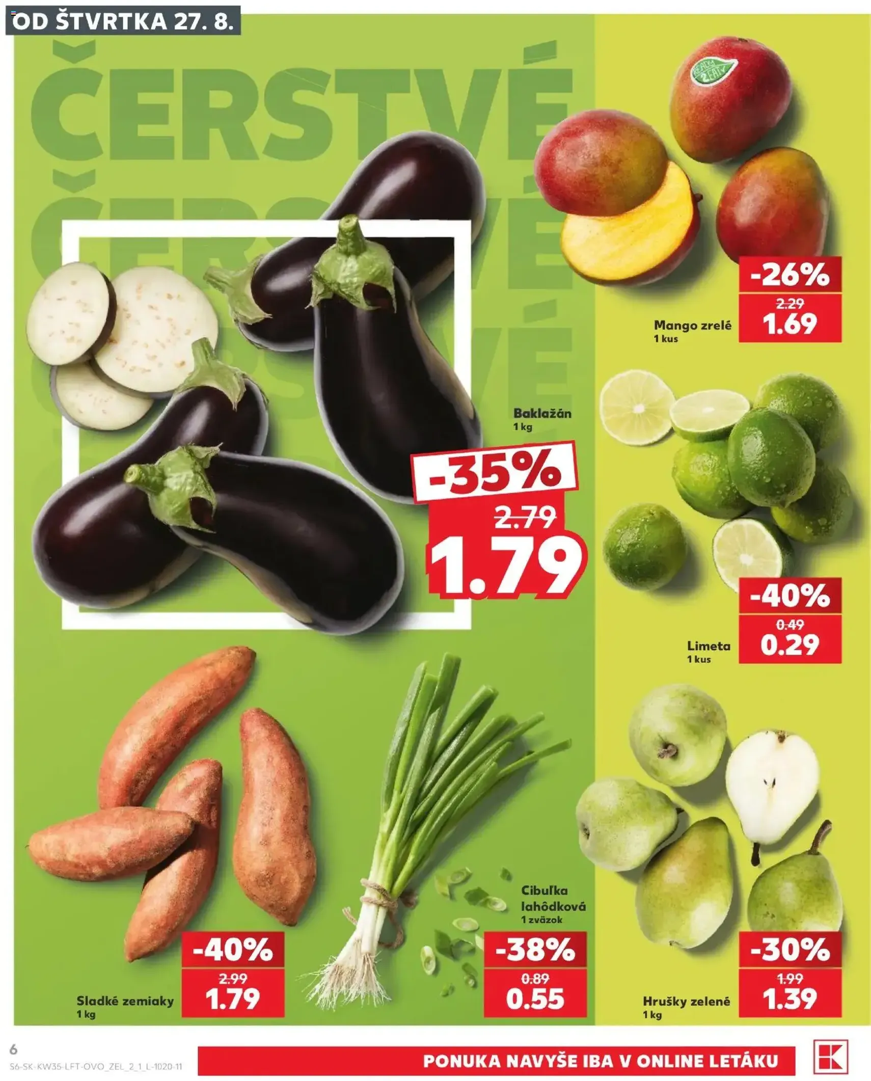 Kaufland leták - platný leták od 27.08.2026 strana 6 z 76
