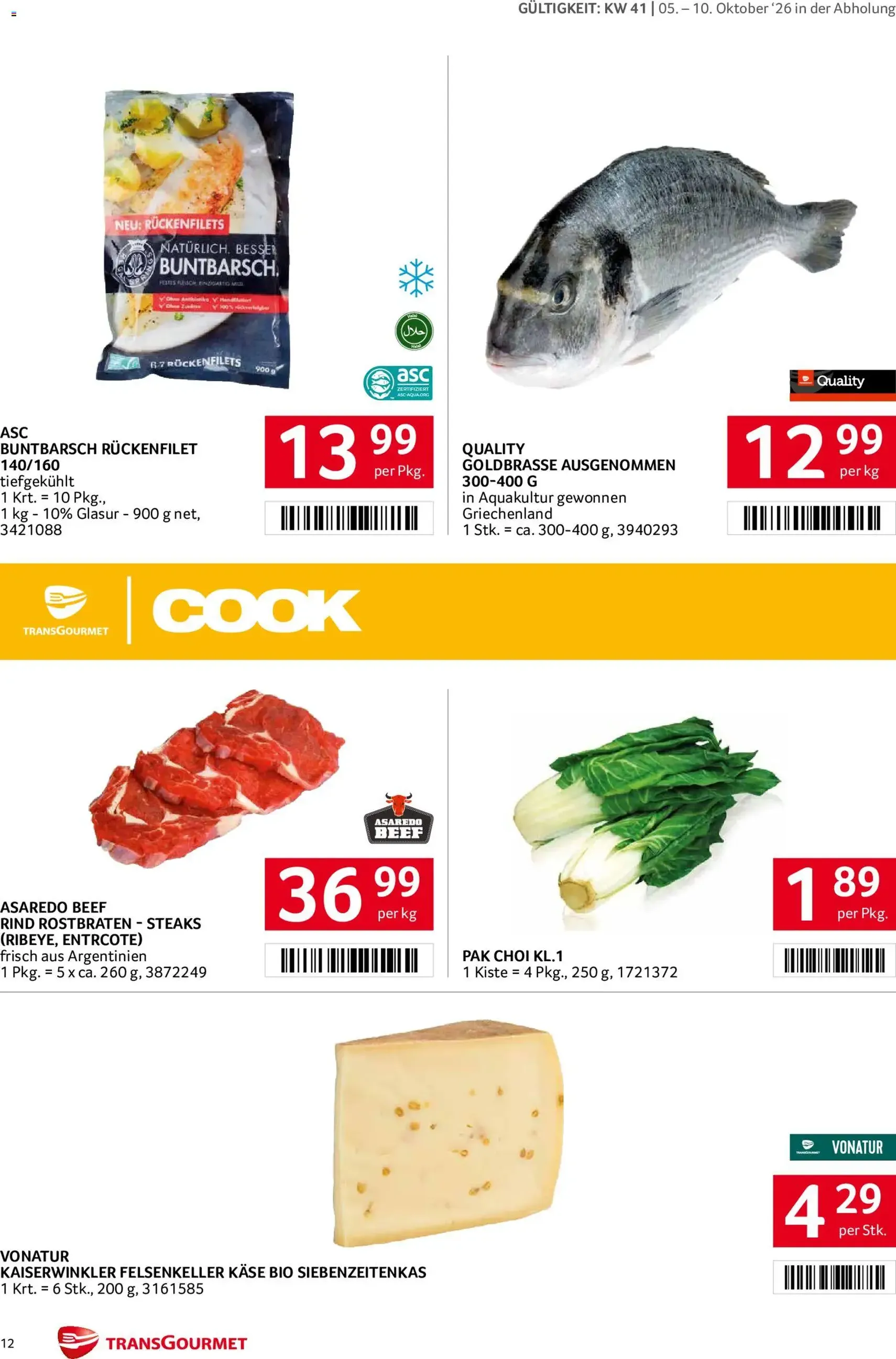 Transgourmet Flugblatt - Gültiger Prospekt ab 05.10.2026, Seite 12 von insgesamt 28