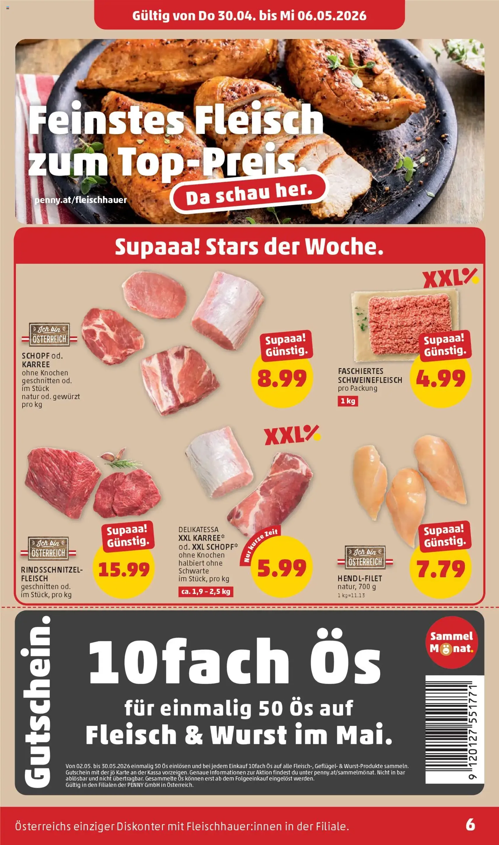 Penny Markt - Flugblatt - Gültiger Prospekt ab 30.04.2026, Seite 6 von insgesamt 32