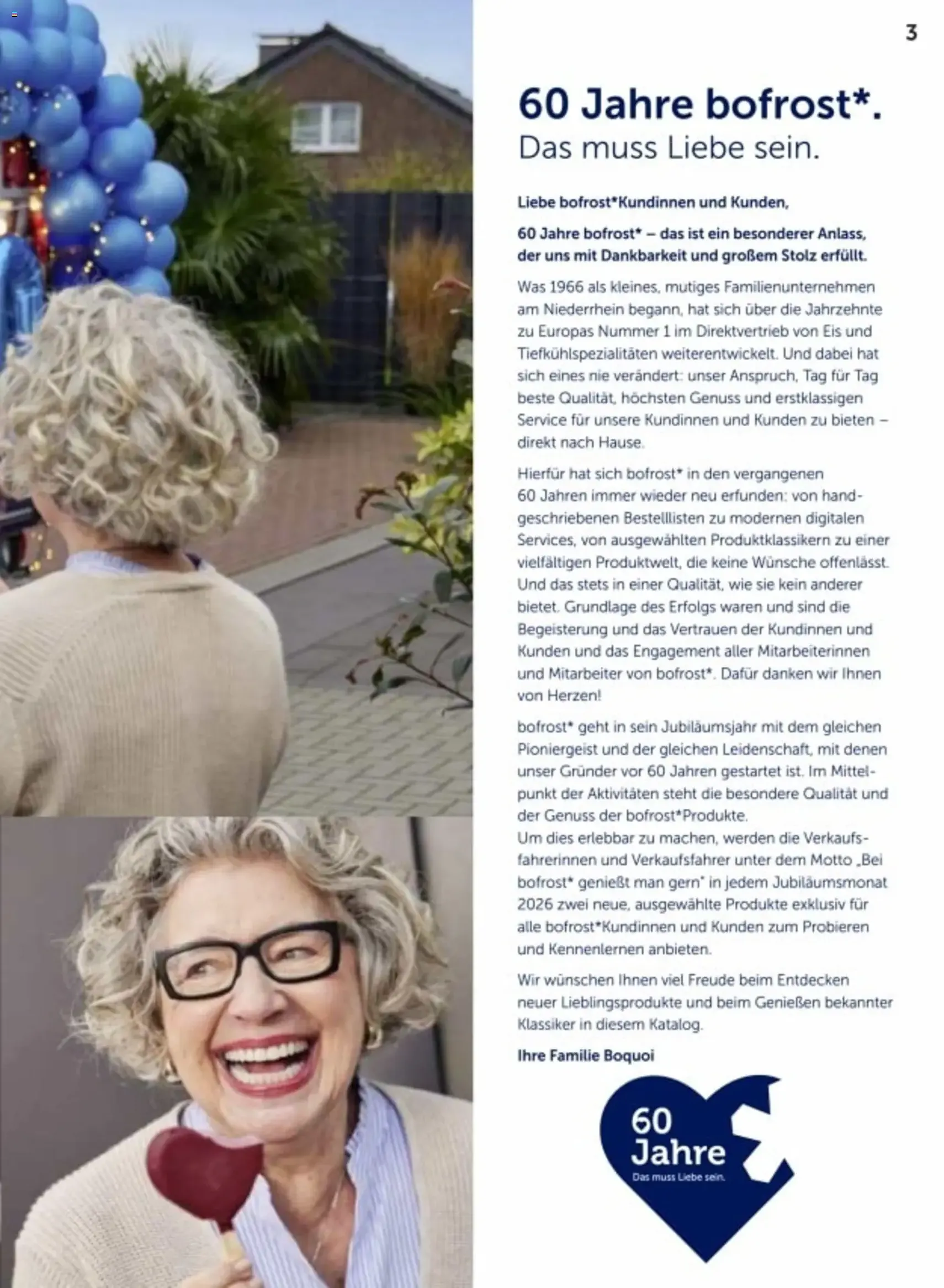 Bofrost Katalog - Gültiger Prospekt ab 06.03.2026, Seite 3 von insgesamt 150
