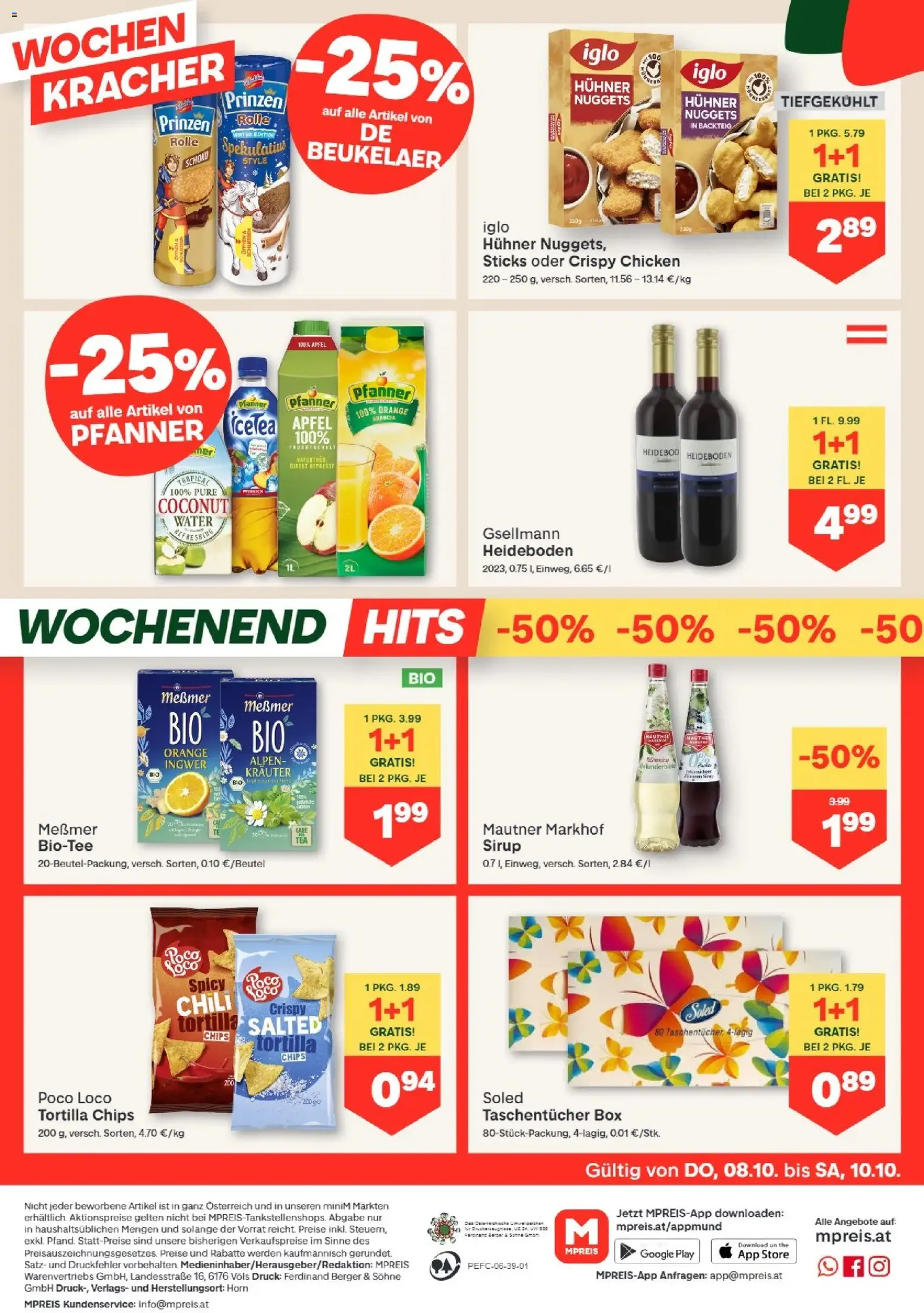 MPREIS Flugblatt - Gültiger Prospekt ab 08.10.2026, Seite 12 von insgesamt 15