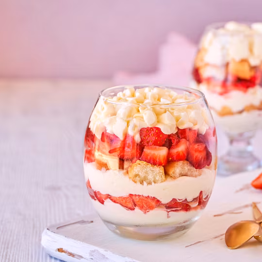 Anteprima ricetta Tiramisù fragole ricotta e yogurt