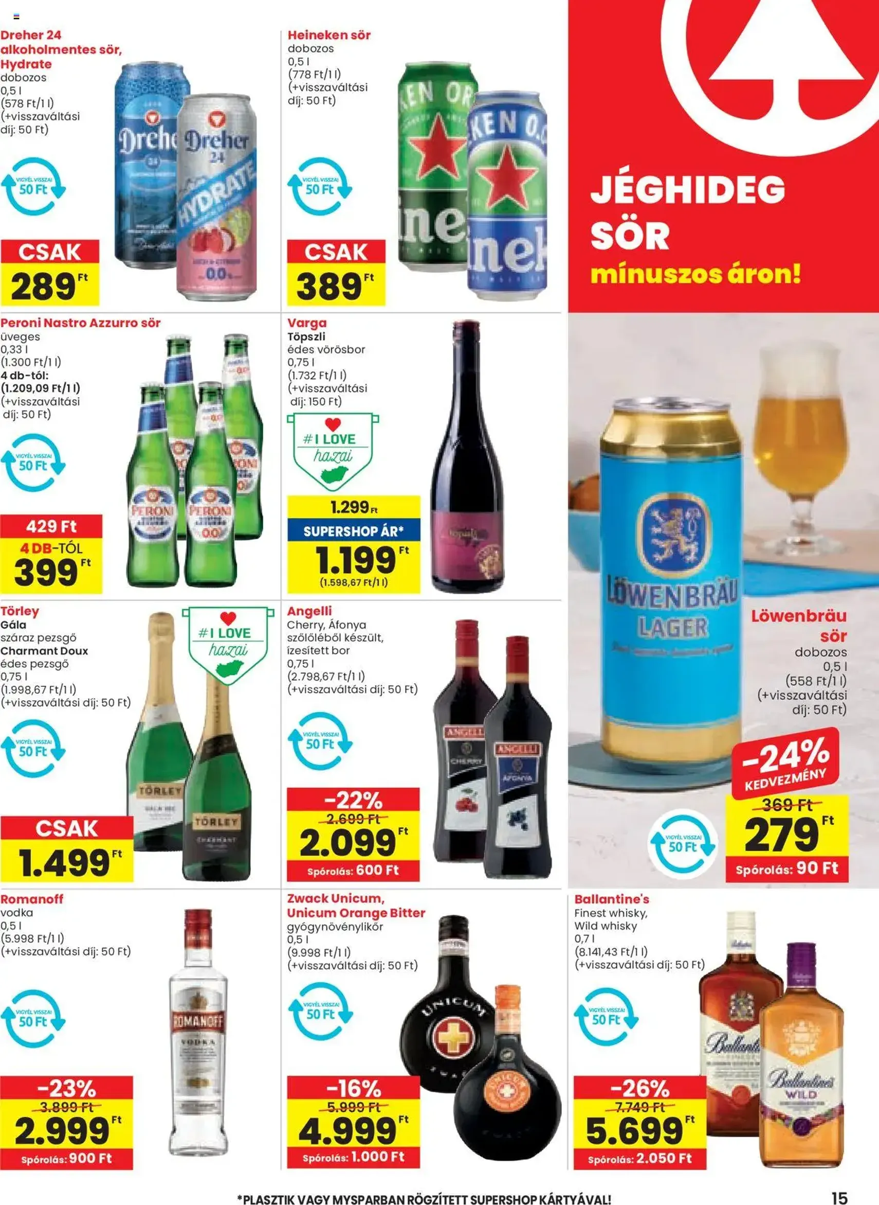 Spar Akciós újság - 2025.08.14. érvényes szórólap 15 oldal 20 oldalból Spar Akciós újság - 2025.08.14. érvényes szórólap 15 oldal 20 oldalból