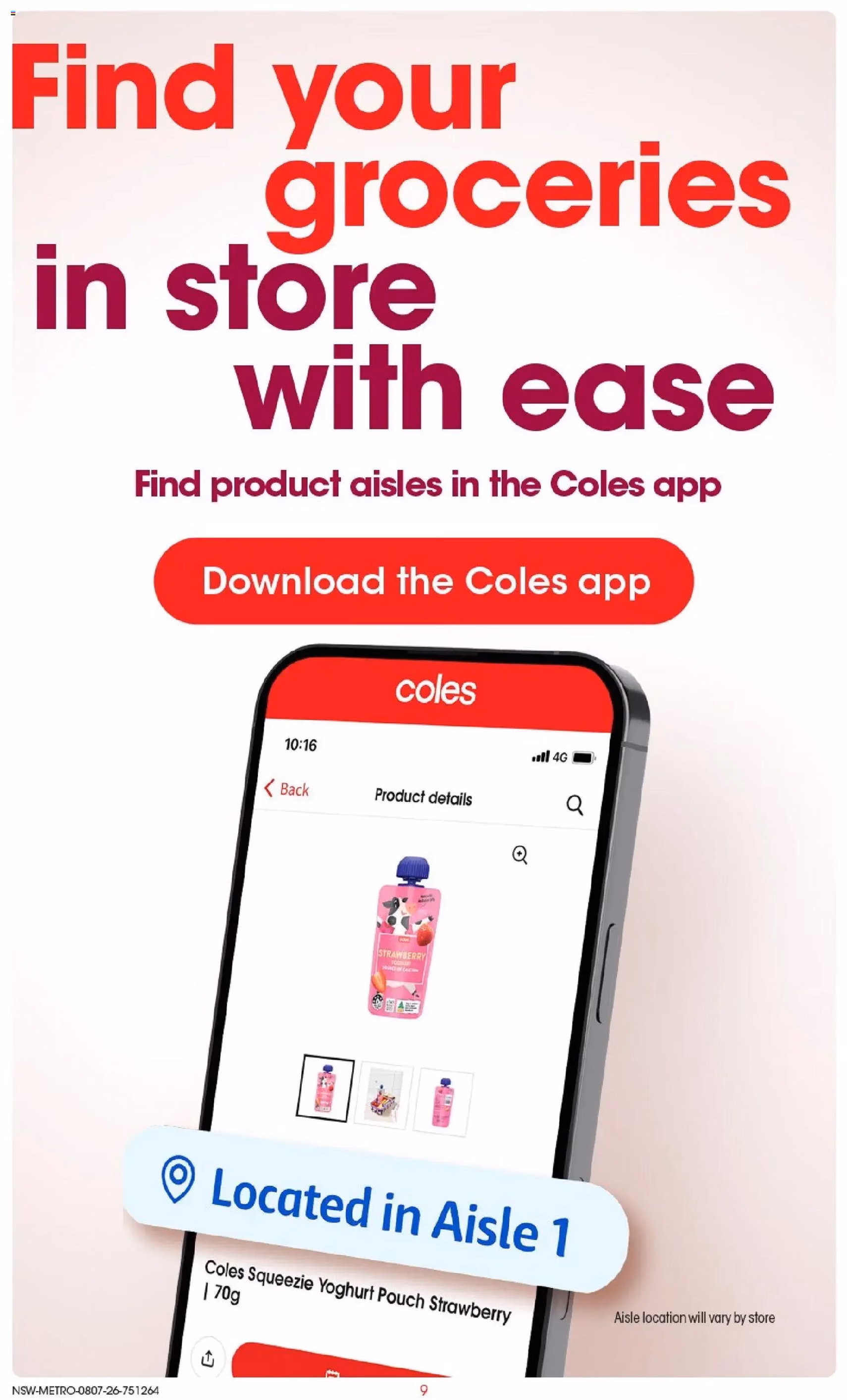 Coles catalogue - valid flyer from 08/07/2026, page 9 of 50