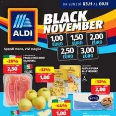 Aldi - Black Friday - anteprima volantino valido dal 03/11/2025