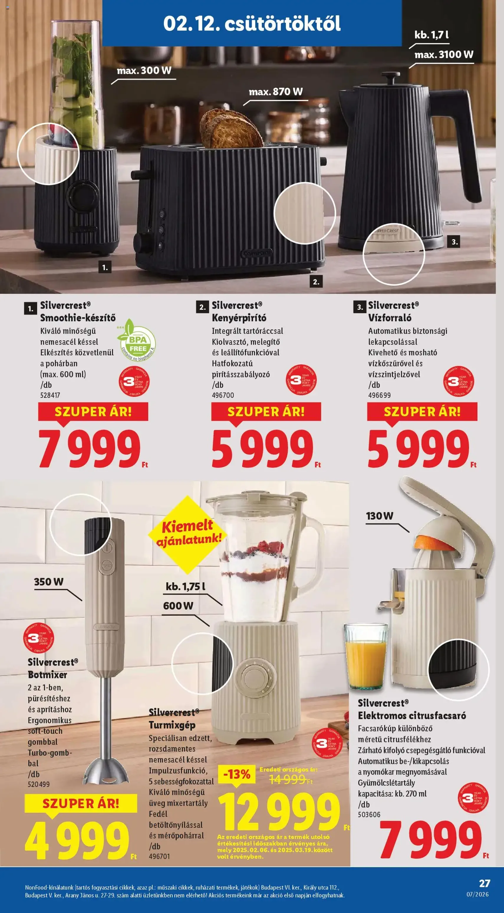 Lidl Akciós újság - 2026.02.12. érvényes szórólap 27 oldal 62 oldalból